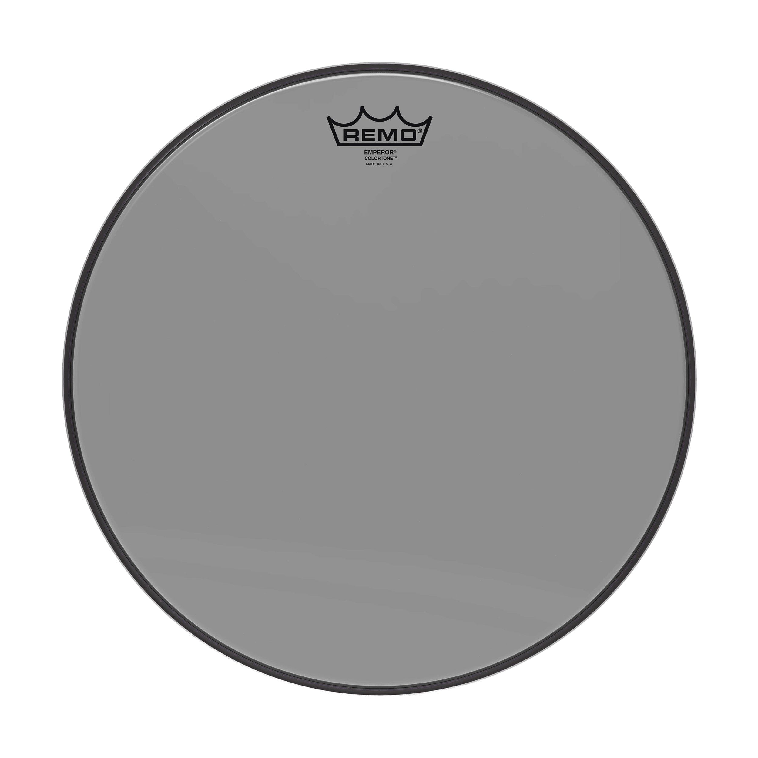 REMO 16" Emperor Colortone Drum Head, Smoke (BE-0316-CT-SM) DRUM SKINS Remo