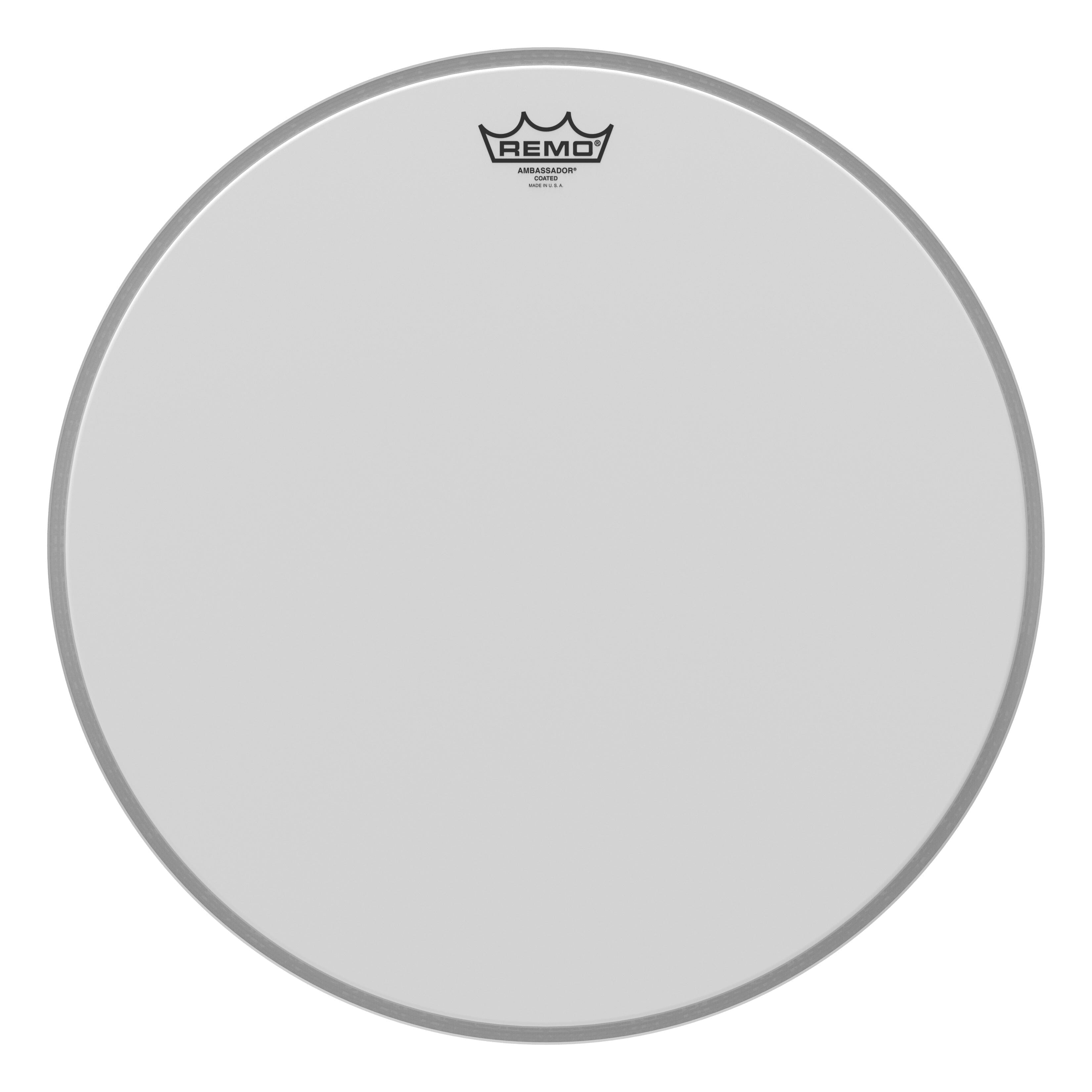 Remo 18" Ambassador Coated Bass Drum Head (BR-1118-00) DRUM SKINS Remo