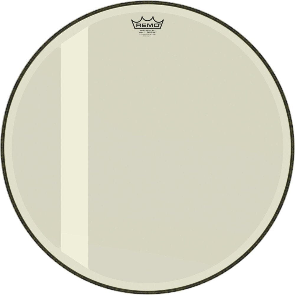 Remo 26" Powerstroke P3 Felt Tone Hazy Drum Head (P3-1026-00-FLT) DRUM SKINS Remo 