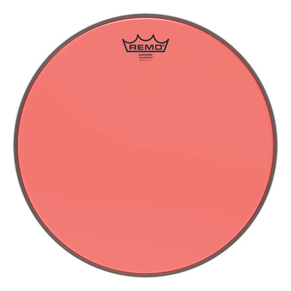 Remo Emperor Colortone Drum Head 13" , Red (BE-0313-CT-RD) DRUM SKINS Remo