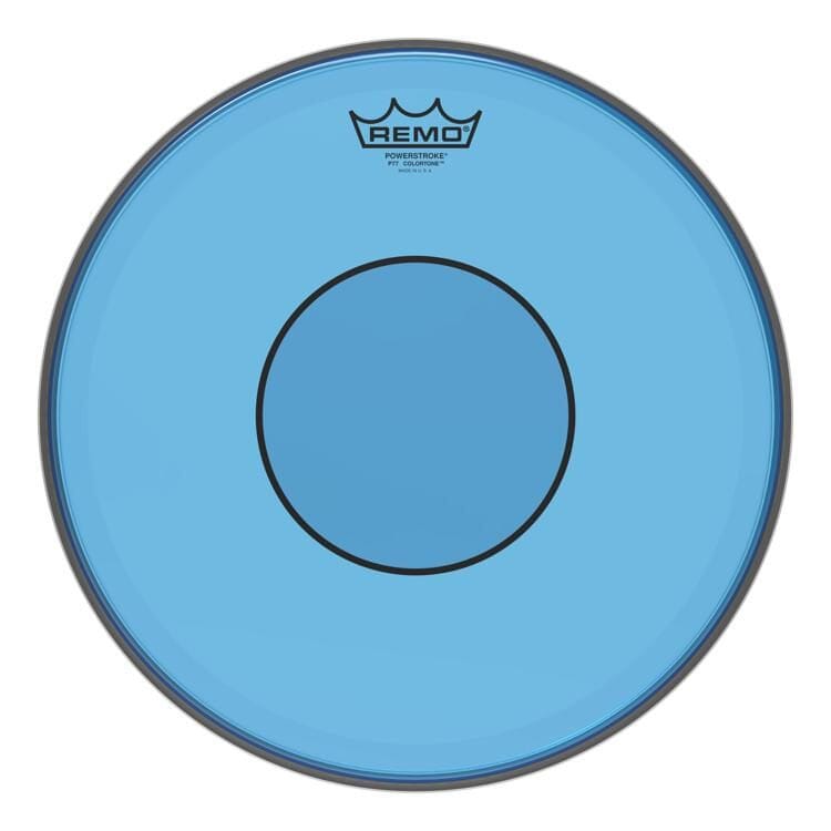Remo Powerstroke 77 Colortone Snare Head 13" - Blue (P7-0313-CT-BU) DRUM SKINS Remo