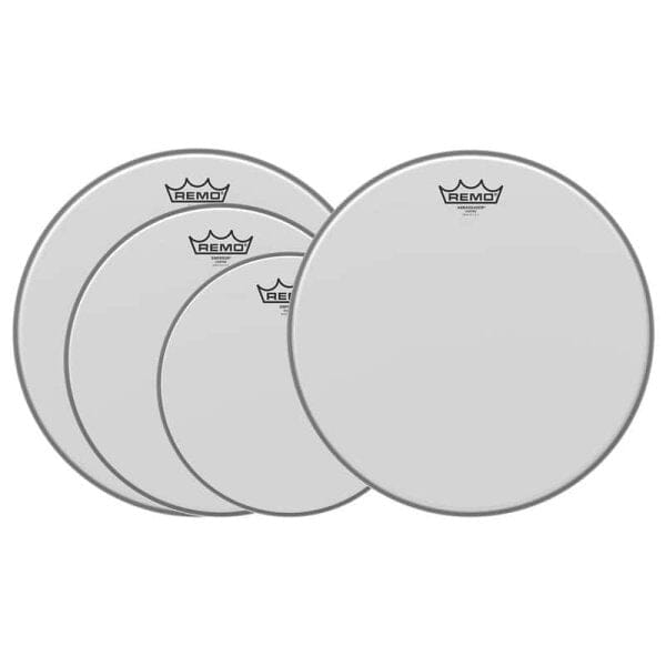 Remo Pro Pack 10", 12", 14", Coated Emperor Plus 14" Ambassador (PP-1020-BE) DRUM SKINS Remo