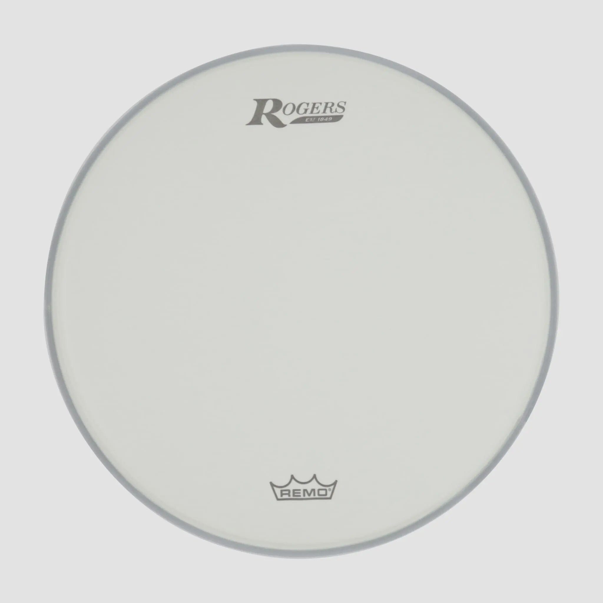 Rogers 14" Coated White Drum Head w/ Logo (RBH14A) DRUM SKINS Rogers