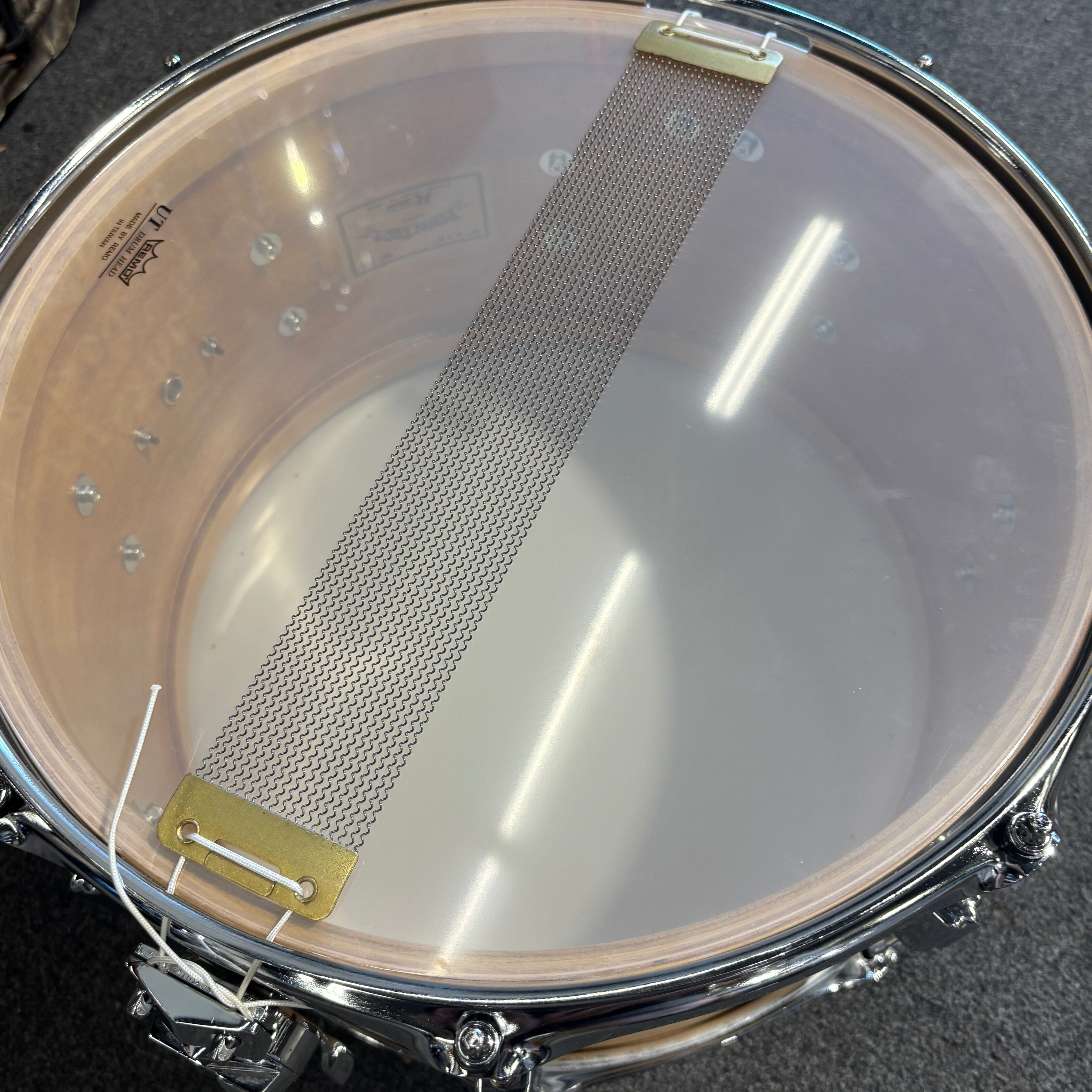 Rogers 8x14 Satin Natural Powertone (Used) USED SNARE DRUMS Rogers