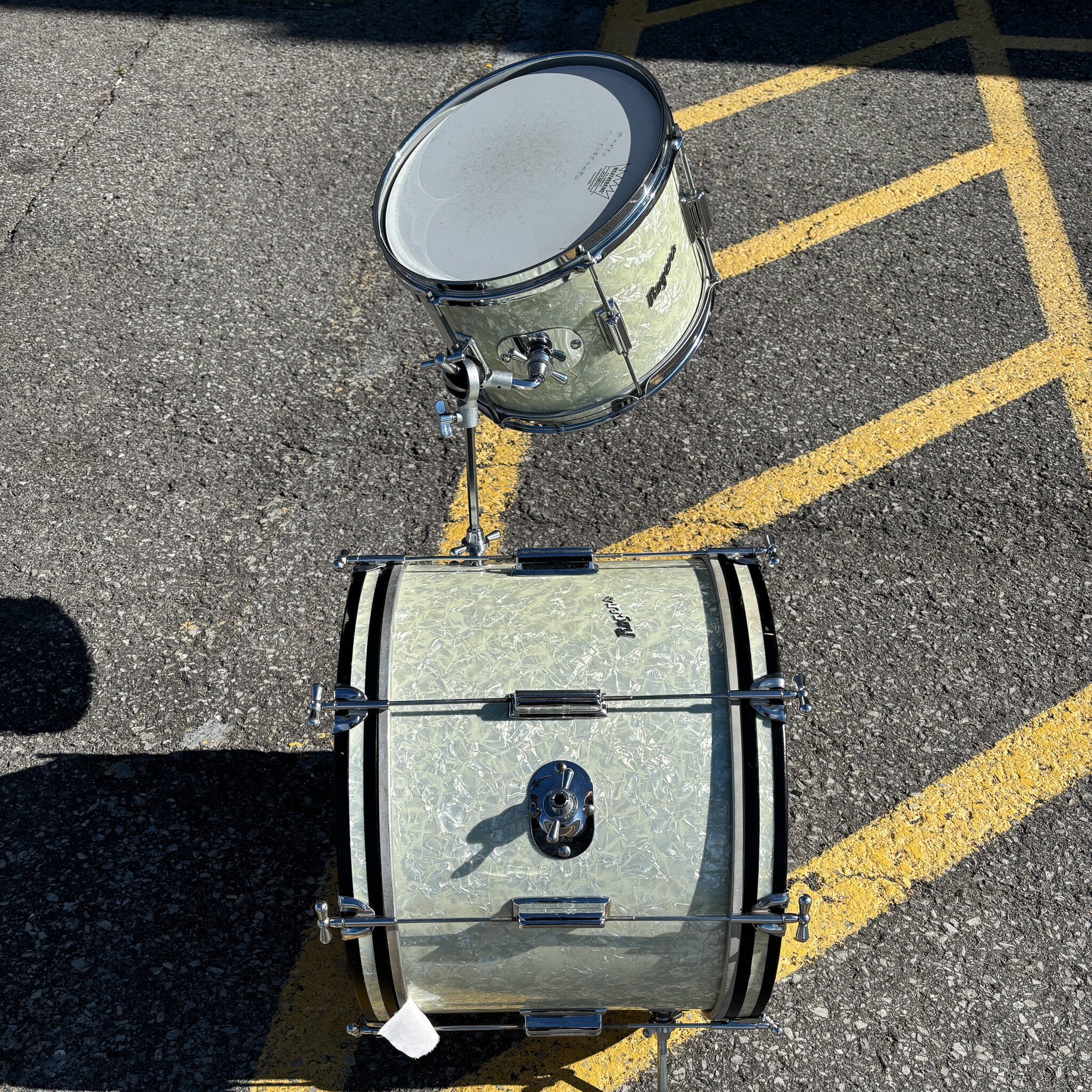 Rogers Cleveland TOWER 2pc Set CONSIGNMENT DRUM KIT Rogers