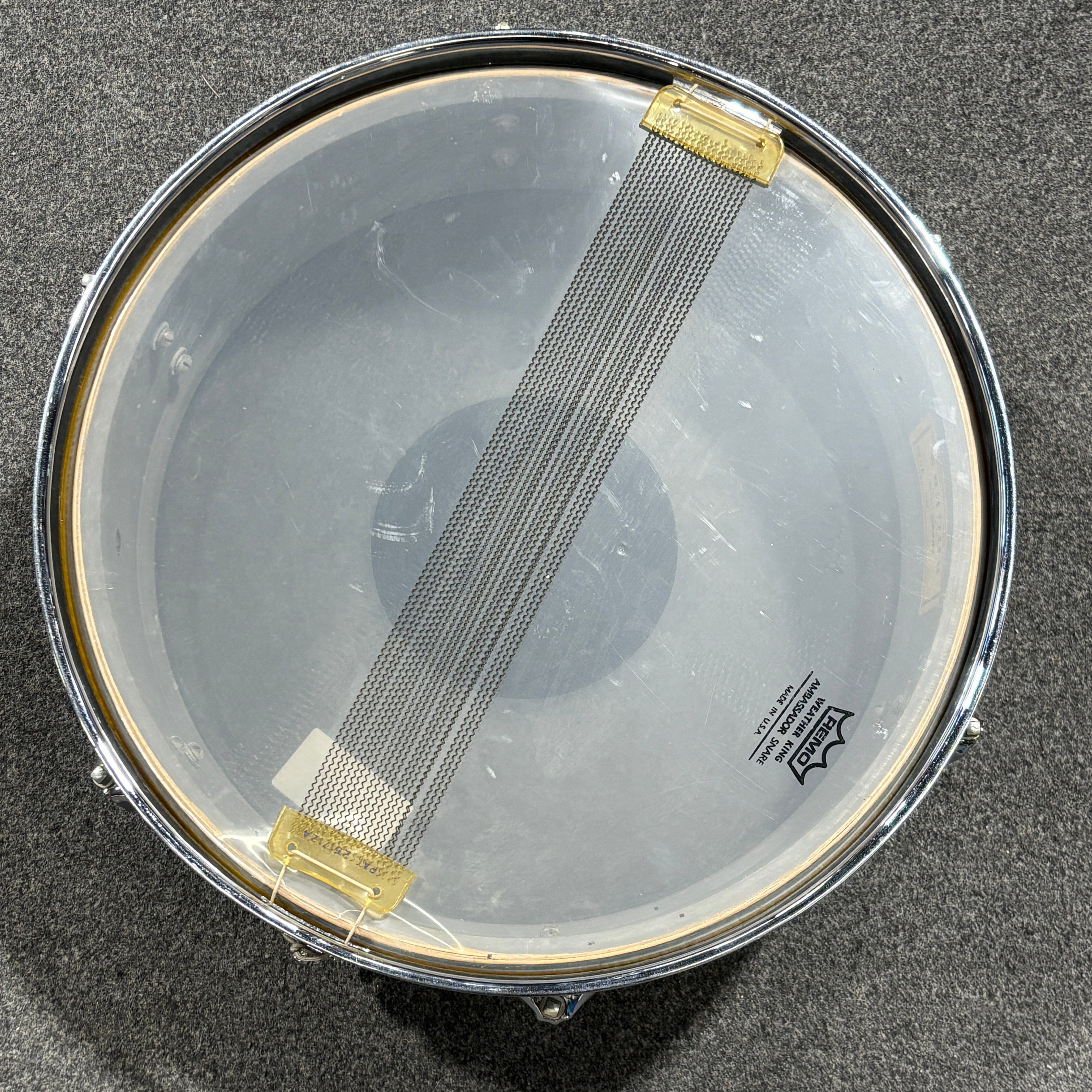 Rogers Luxor Snare B&B Lugs Black Pearl USED SNARE DRUMS Rogers