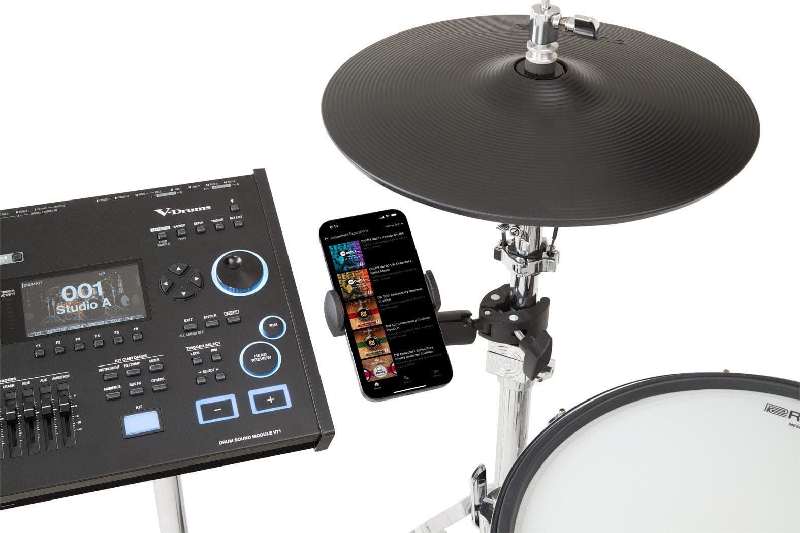 Roland V-Drums SmartPhone Holder (RSH-10) NEW DRUM ACCESSORIES Roland