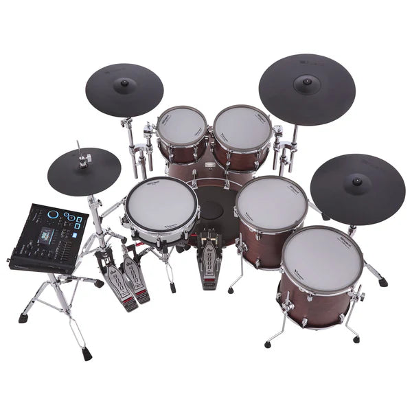 Roland VAD716 V-Drums Acoustic Design 6-Piece Electronic Drumkit - Satin Walnut (VAD716-SW) New Electronics Roland