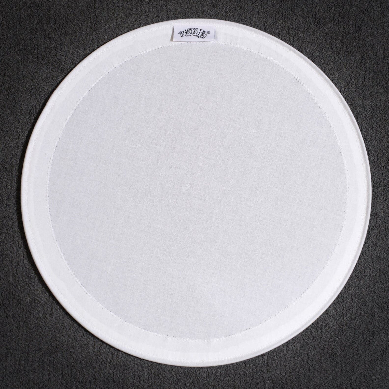 Roots EQ 16" Solid Ring, White DRUM SKINS Roots EQ