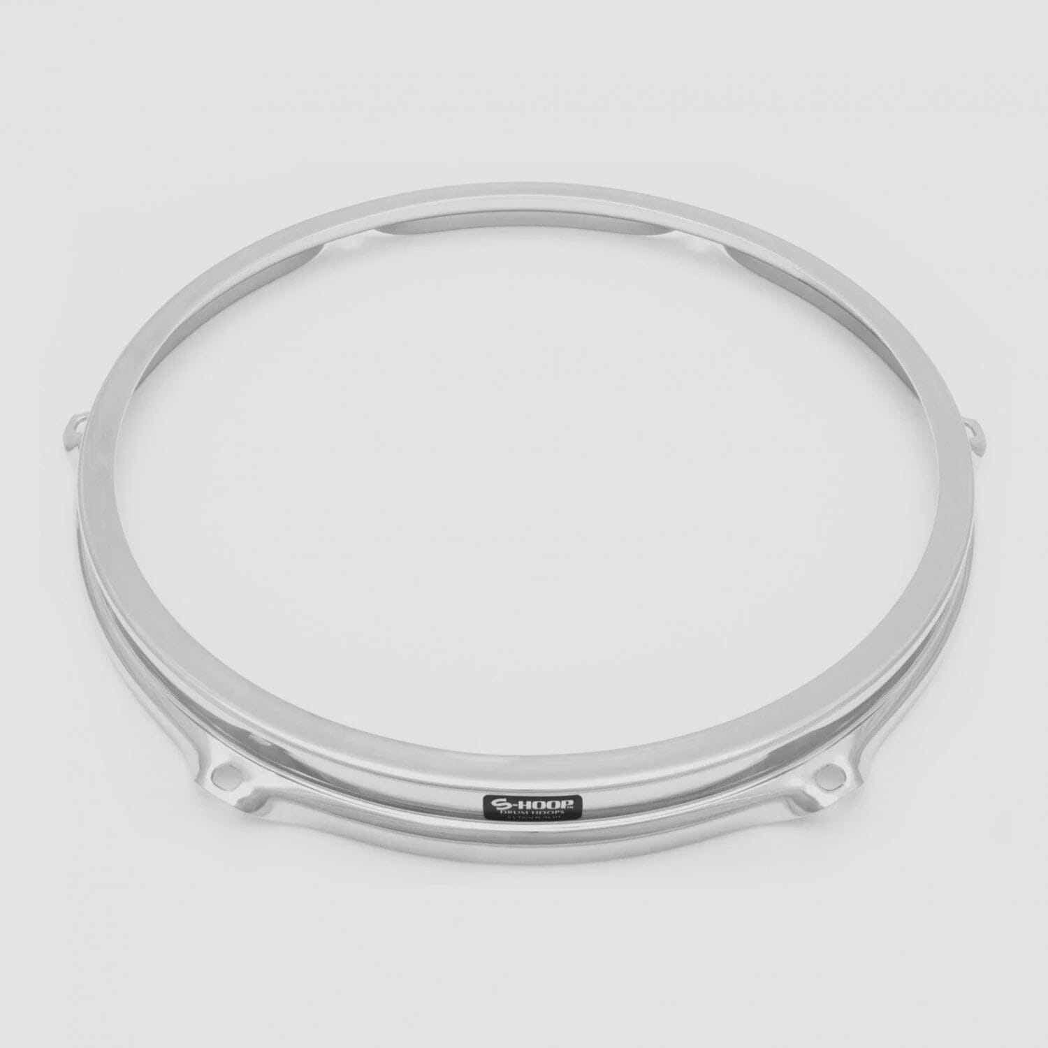 S-Hoop 12" 6 Hole Drum Hoop, Chrome (SH126) CUSTOM DRUM PARTS s -hoop