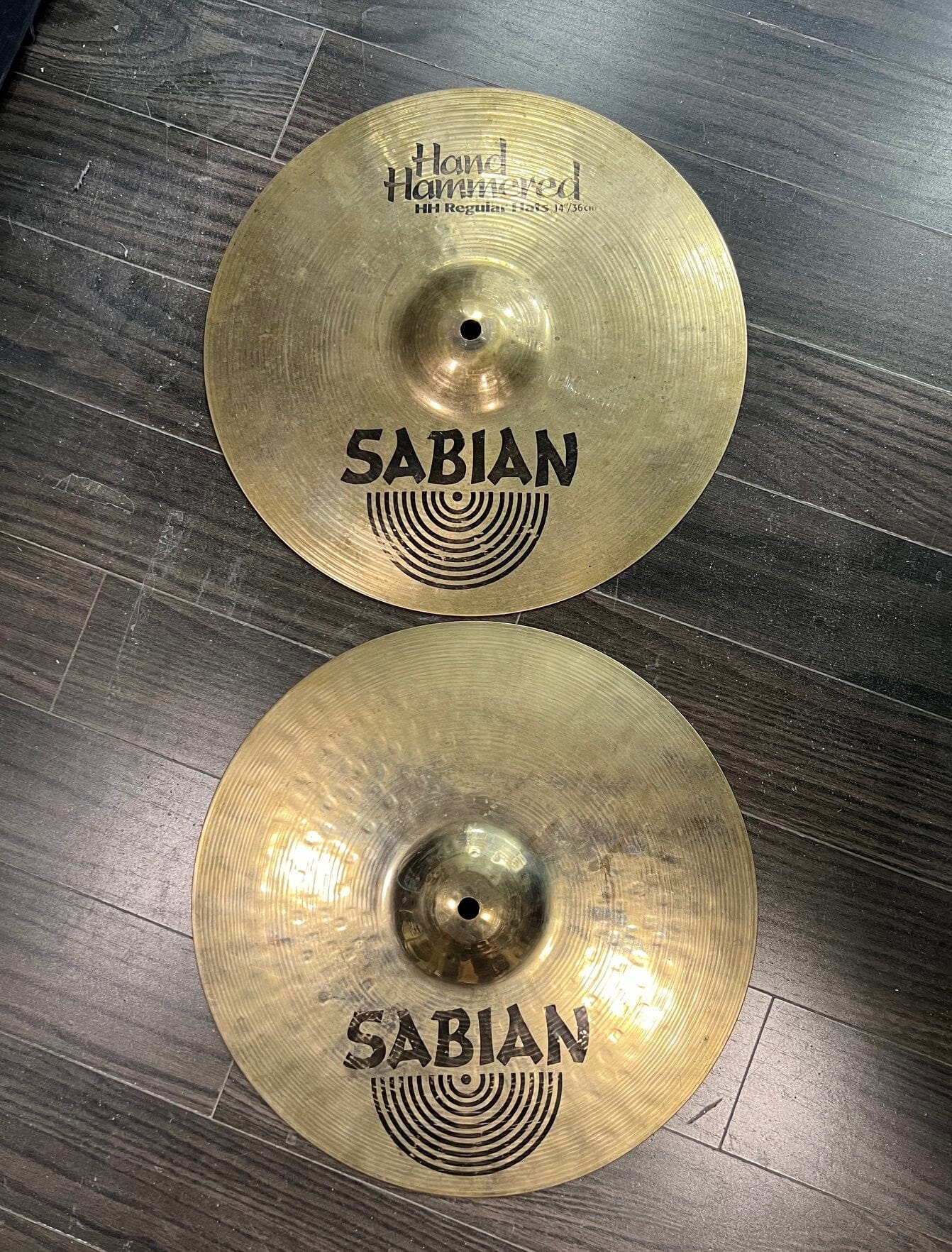 Sabian 14" HH Regular Hats (USED) USED SABIAN CYMBAL Sabian