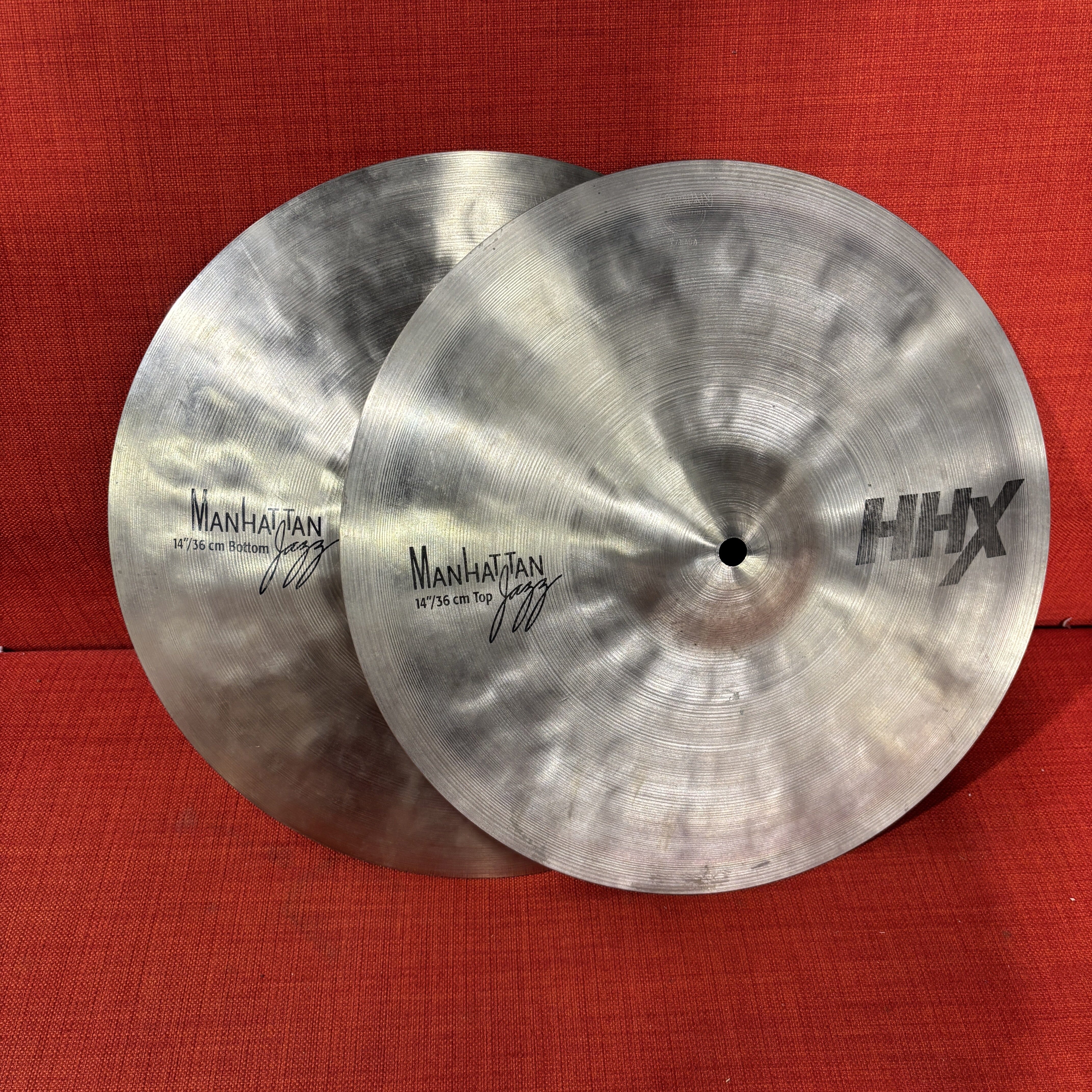 Sabian HHX Manhattan Jazz 14" Hi-Hats USED SABIAN CYMBAL Sabian