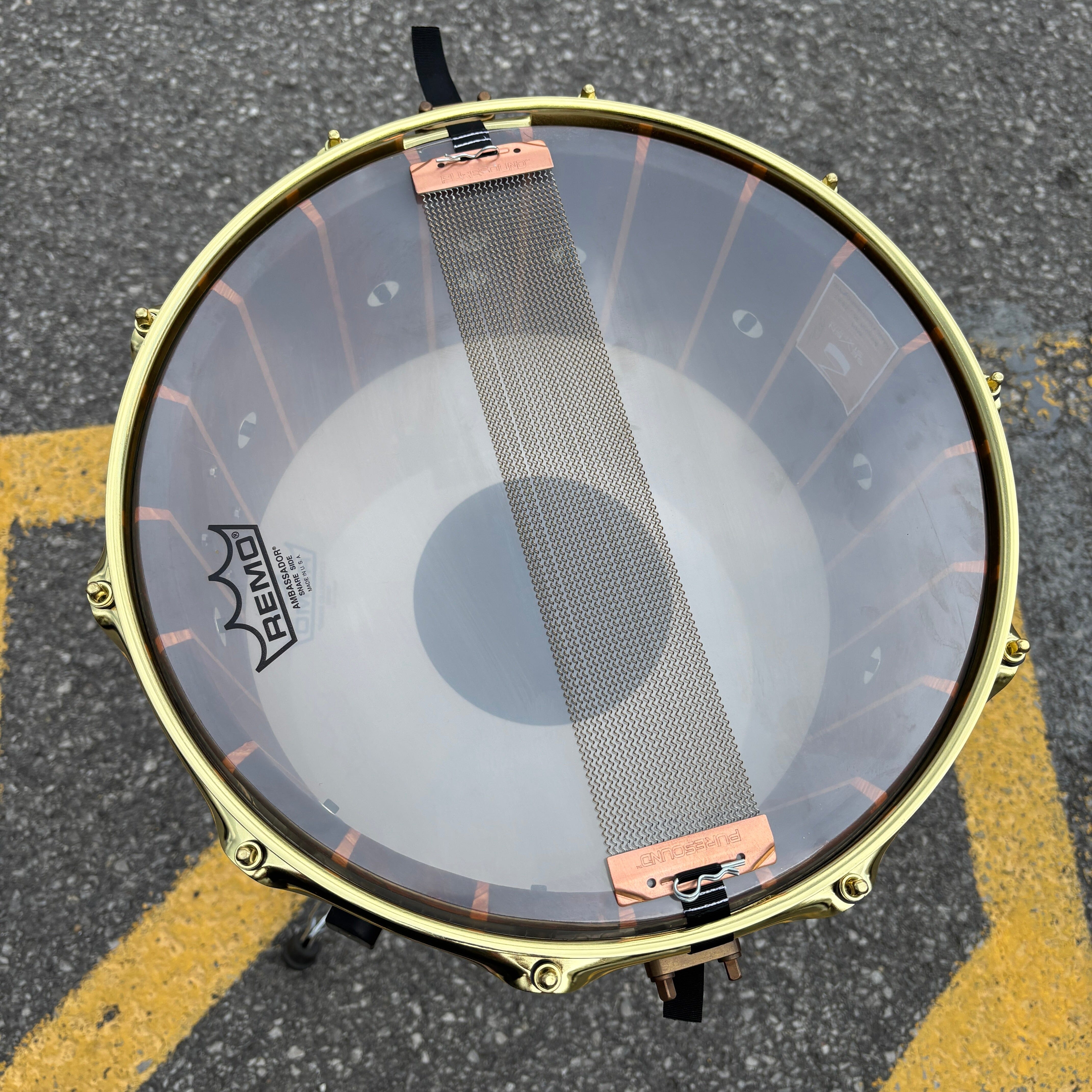 Seven Six Stave Snare Paduck Cypress 6.5x14 USED SNARE DRUMS Seven Six