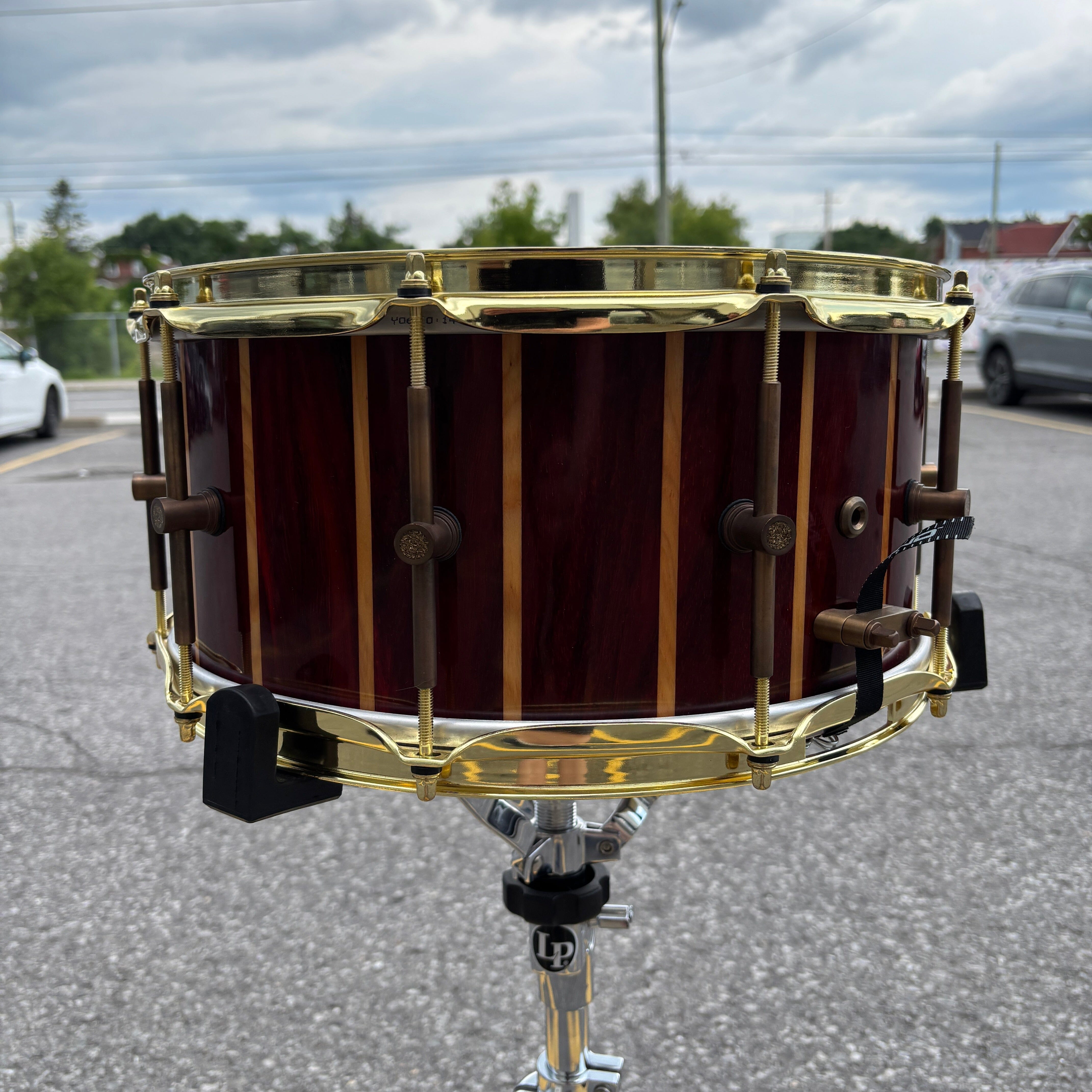 Seven Six Stave Snare Paduck Cypress 6.5x14 USED SNARE DRUMS Seven Six