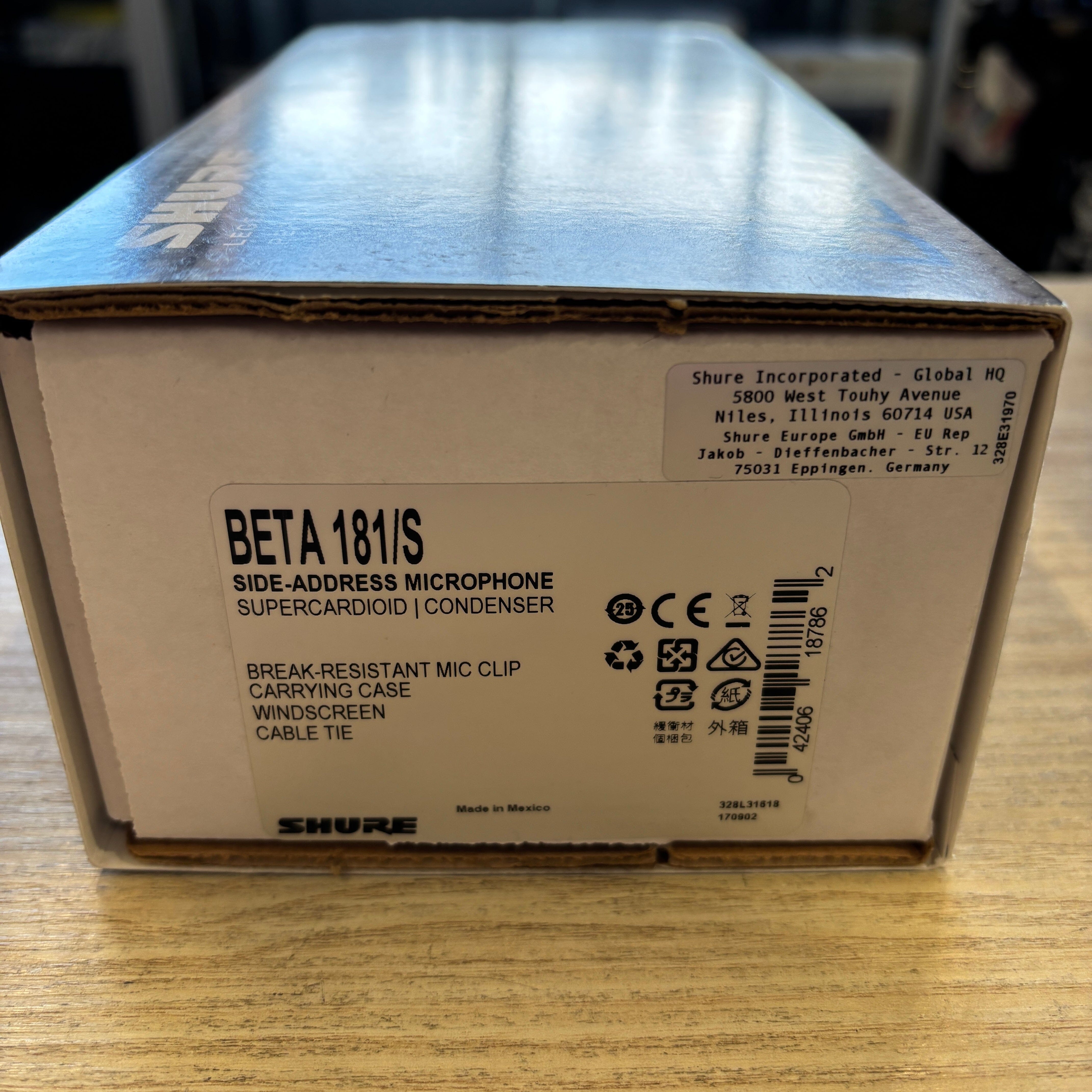 Shure Beta 181 Super Cardioid Condenser Unused CONSIGNMENT OTHER Shure