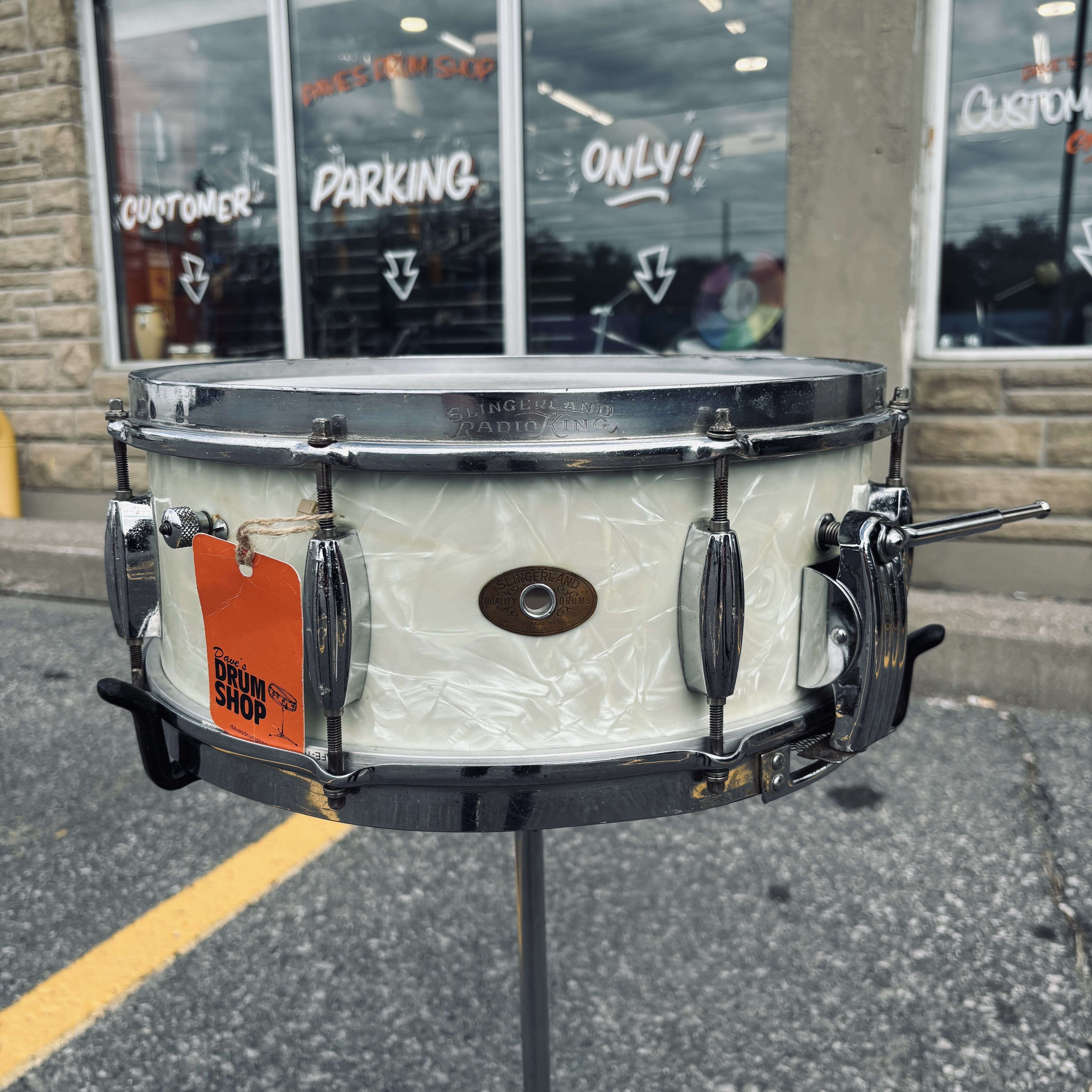 Slingerland 50s WMP 5.5x14 Chrome Hardware USED SNARE DRUMS Slingerland
