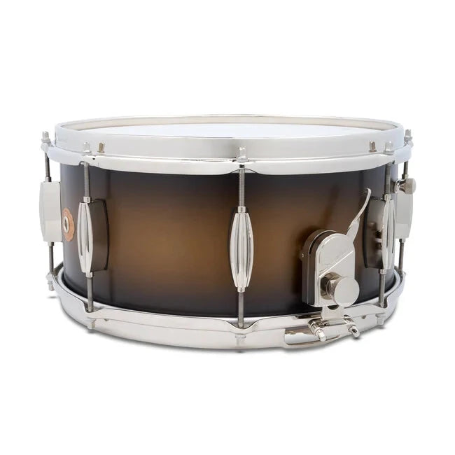 Slingerland 6.5x14 Mahogany/Poplar Snare, Black & Gold Lacquer, Nickel Hardware (SLLS6514SSK372) NEW SNARE DRUMS Slingerland