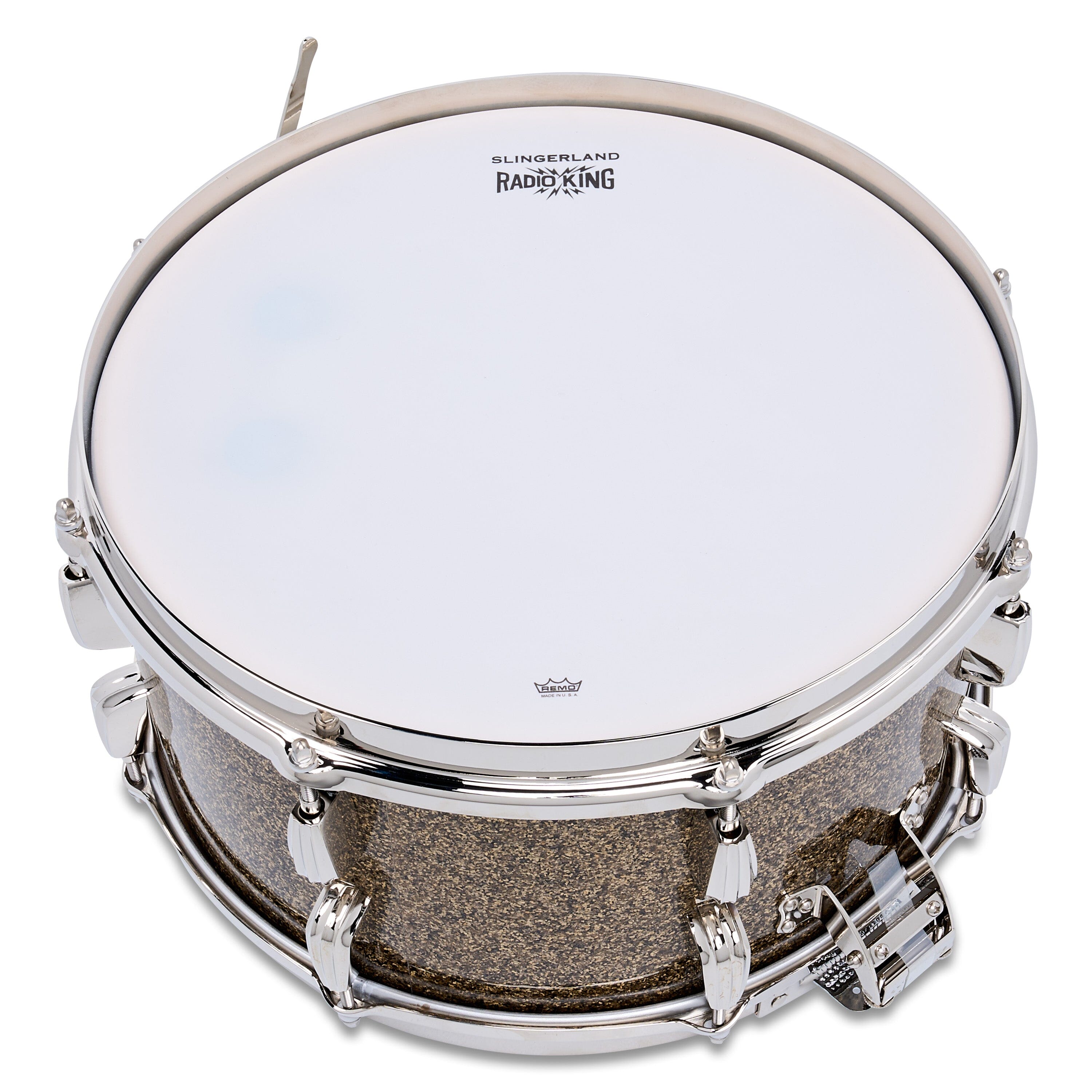 Slingerland Radio King 7x14 Solid Maple Snare, Gold Glass (SLFP0714SMK088) NEW SNARE DRUMS Slingerland