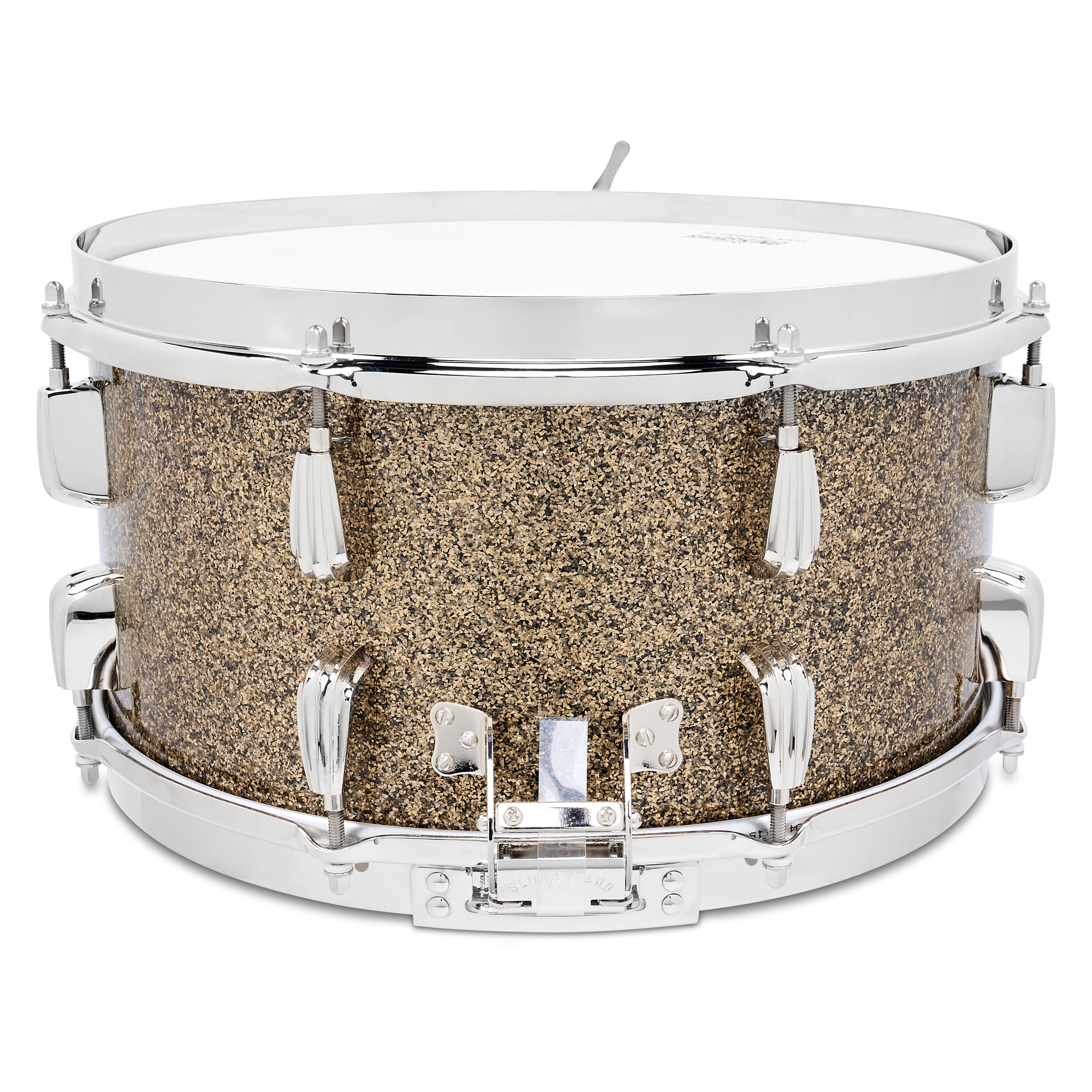 Slingerland Radio King 7x14 Solid Maple Snare, Gold Glass (SLFP0714SMK088) NEW SNARE DRUMS Slingerland