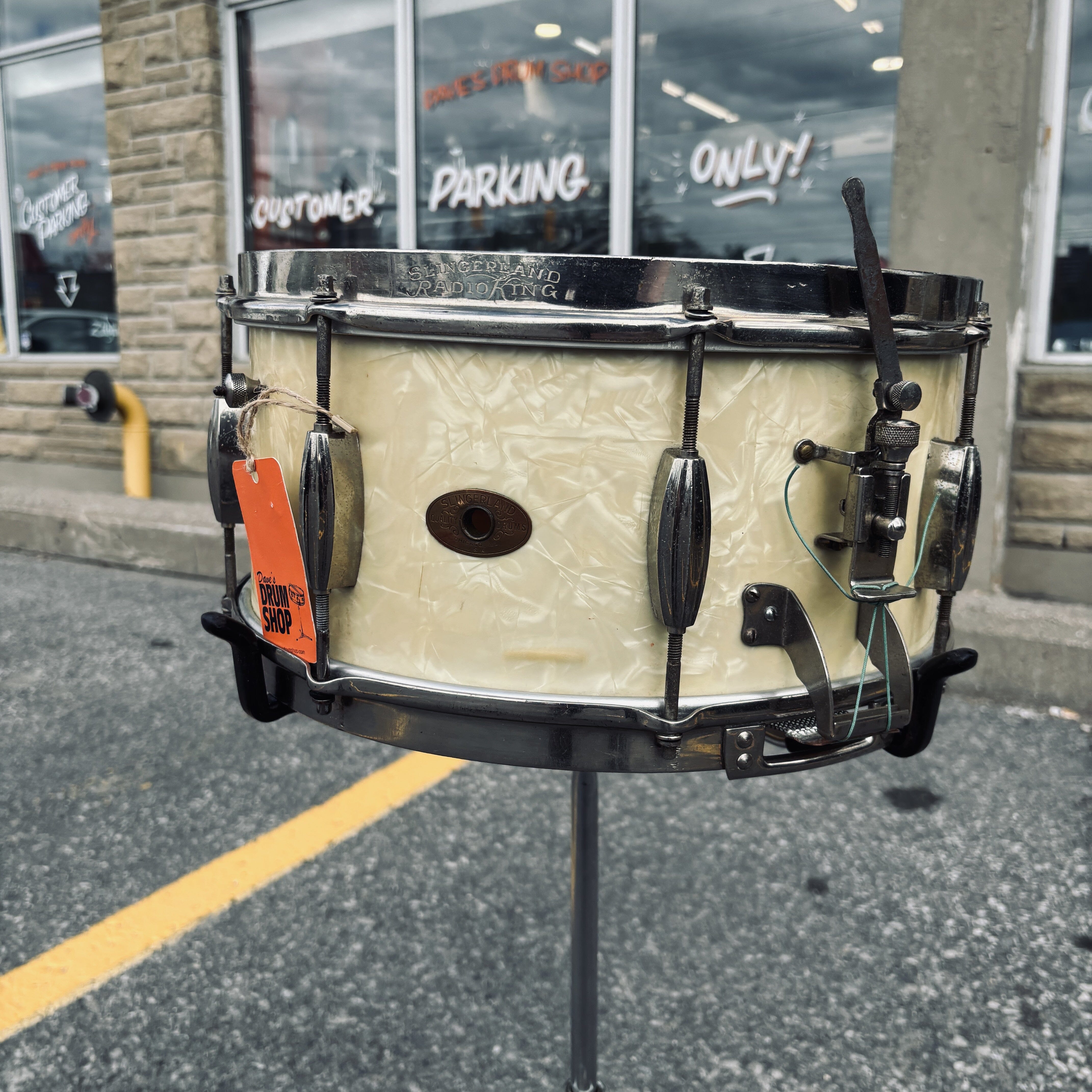 Slingerland Radio King WMP 7x14 Krupa 50s USED SNARE DRUMS Slingerland