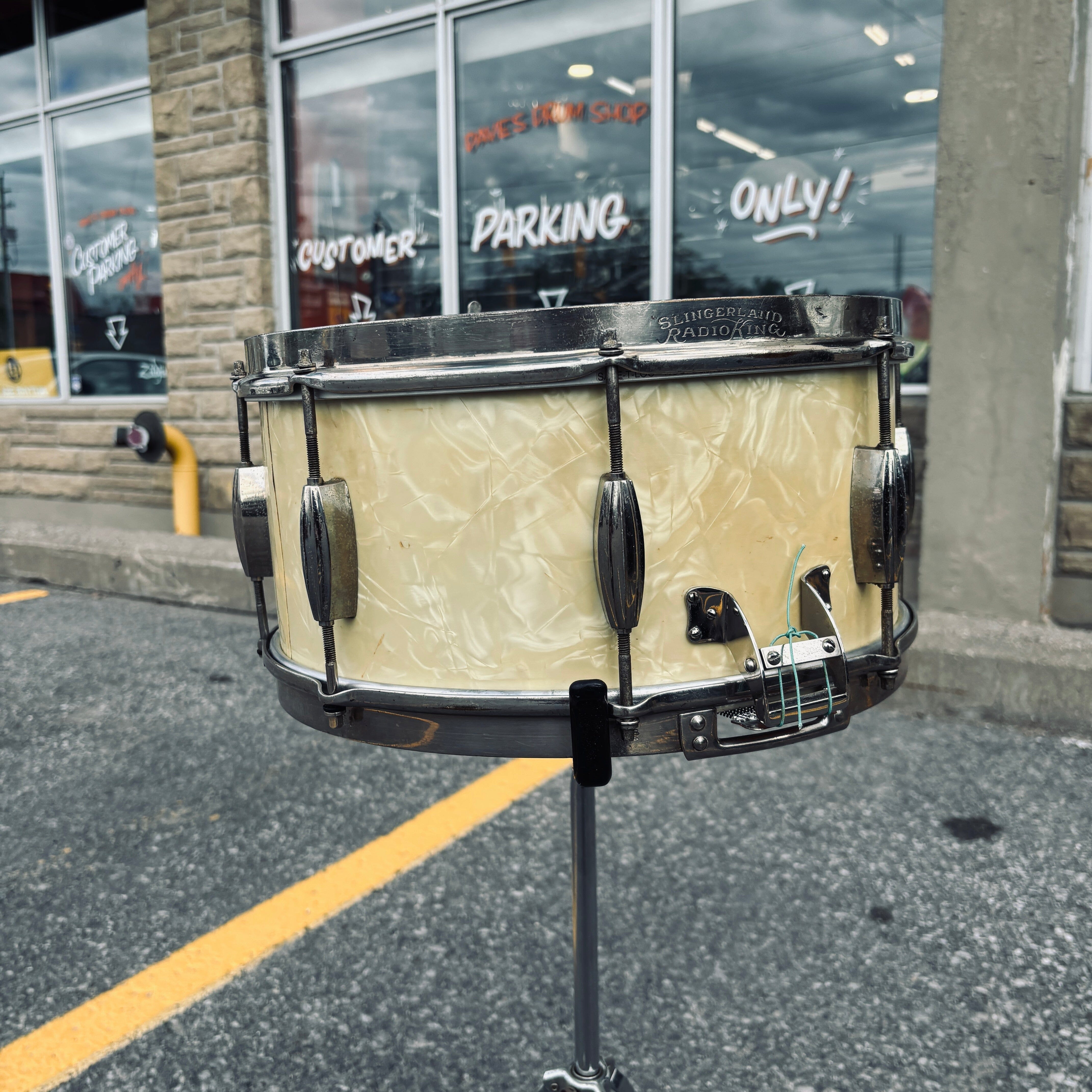 Slingerland Radio King WMP 7x14 Krupa 50s USED SNARE DRUMS Slingerland