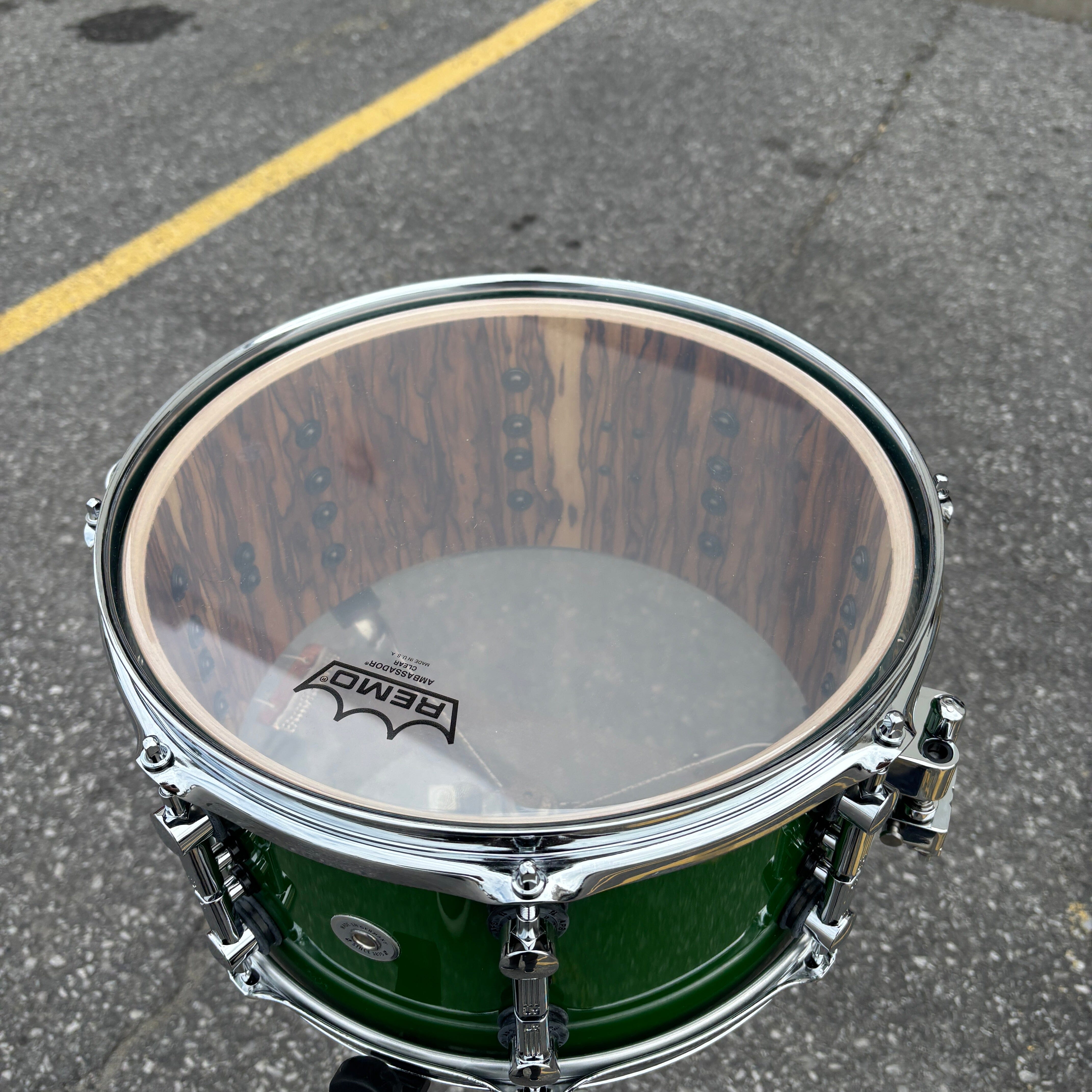 Sonor SQ2 13 x 7 Leaf Green CONSIGNMENT DRUM KIT Sonor