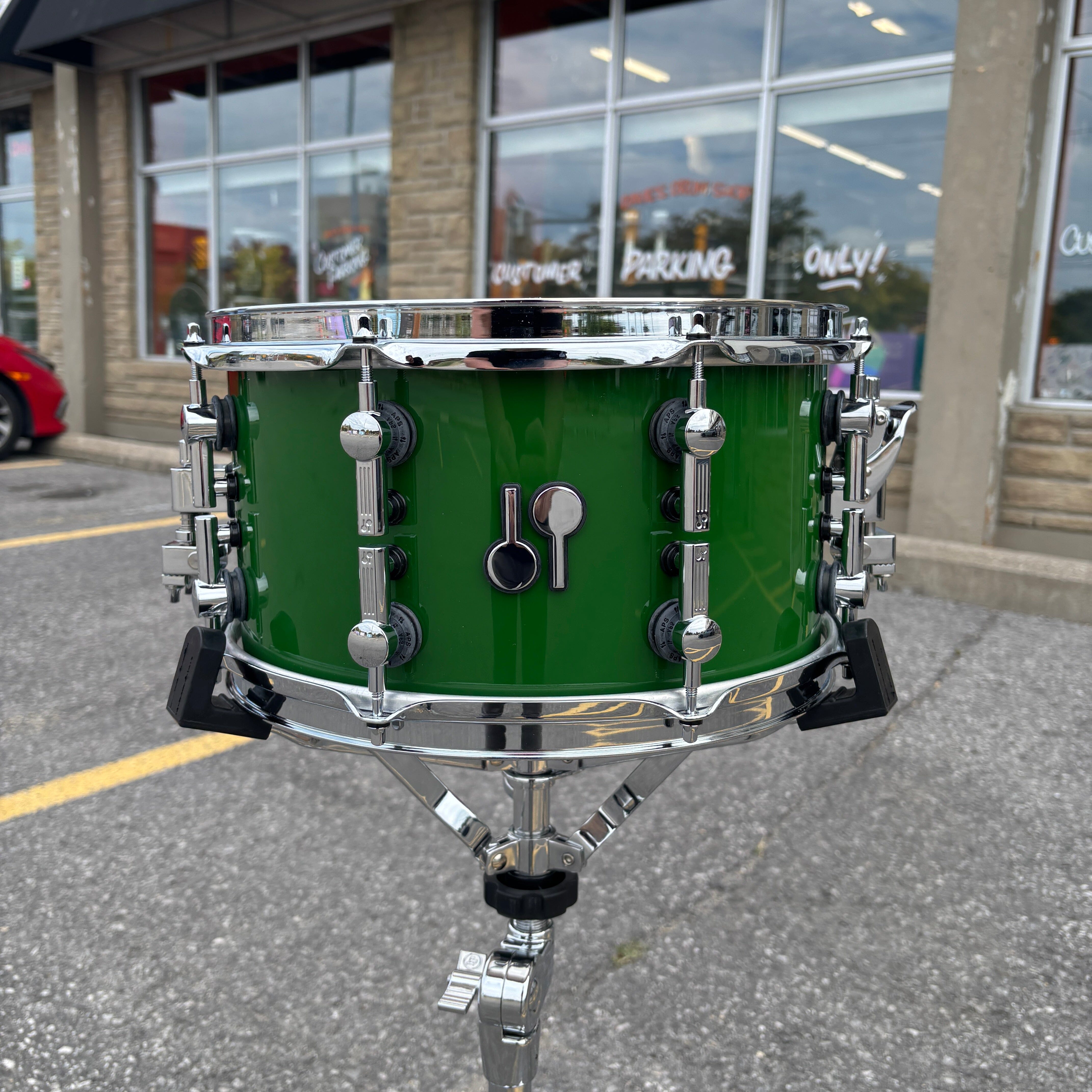 Sonor SQ2 13 x 7 Leaf Green CONSIGNMENT DRUM KIT Sonor