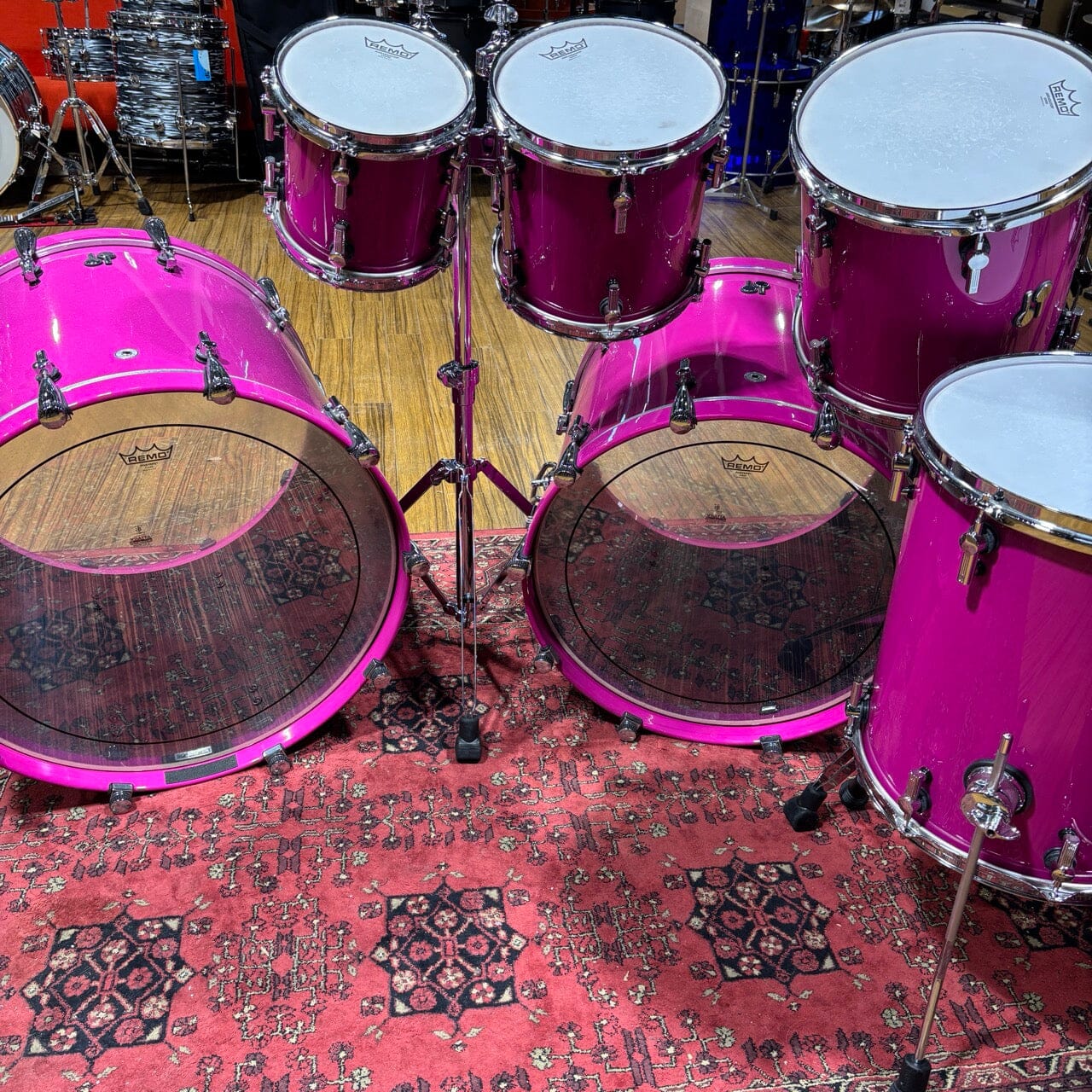 Sonor SQ2 Custom Kit Traffic Purple CONSIGNMENT DRUM KIT Sonor