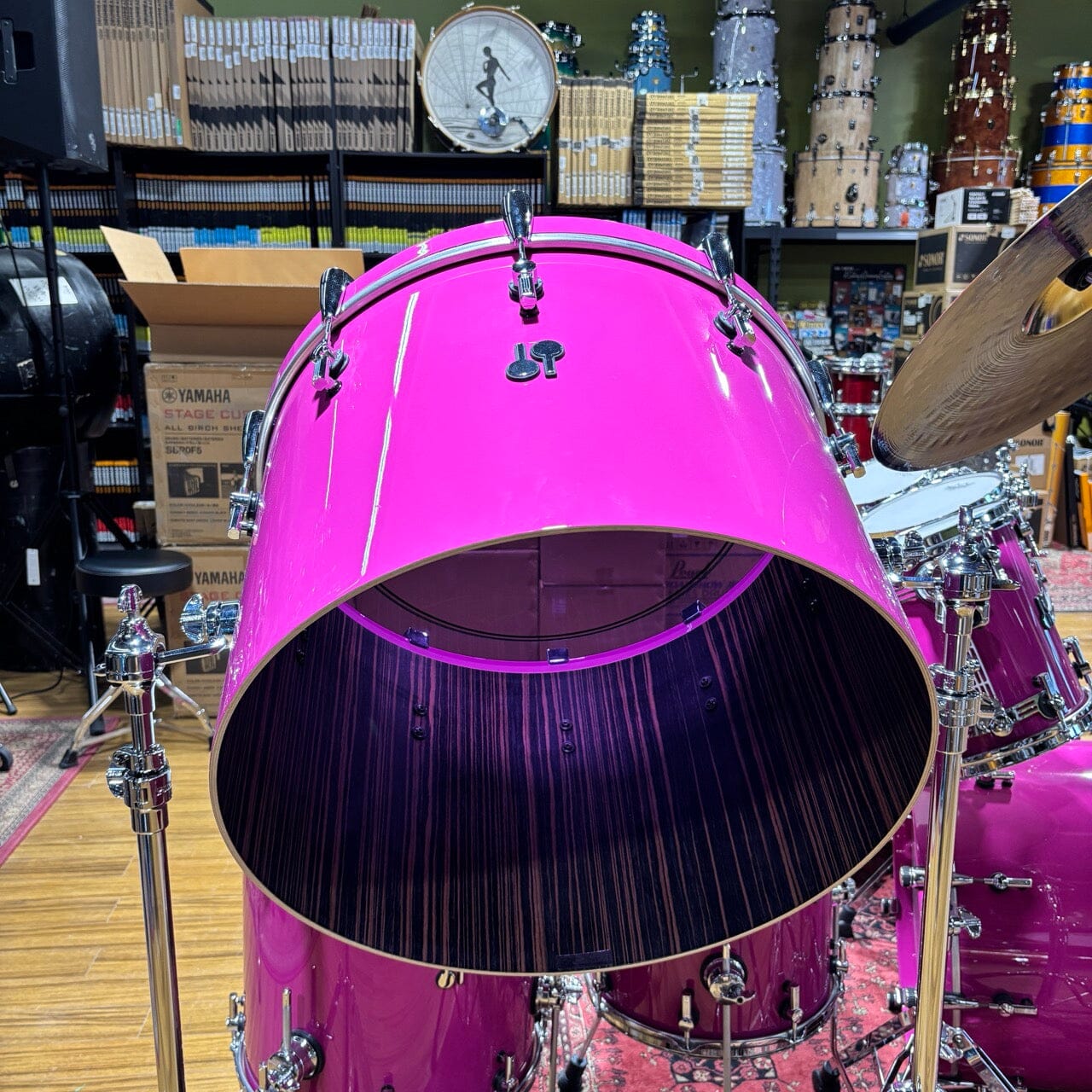 Sonor SQ2 Custom Kit Traffic Purple CONSIGNMENT DRUM KIT Sonor