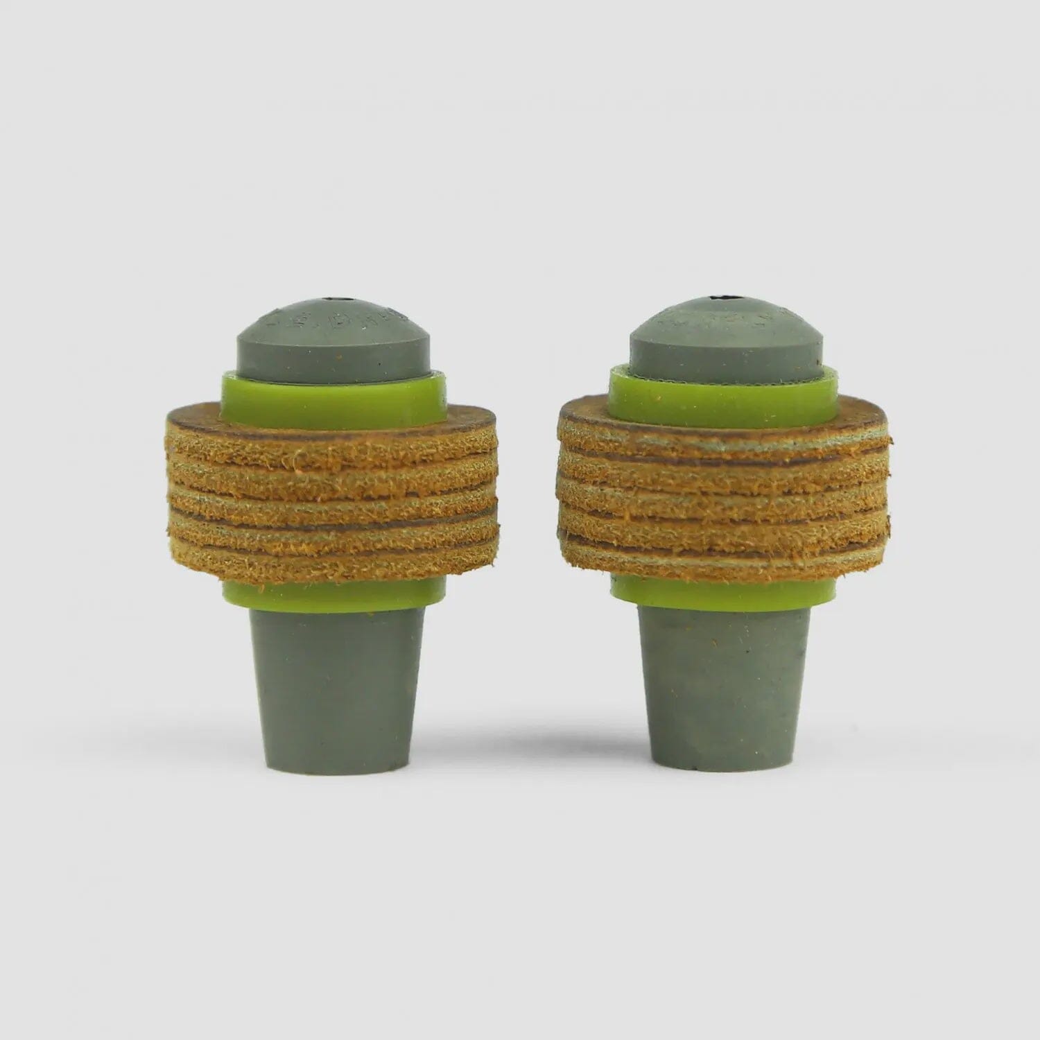 Tackle by Dragonfly Stacked Leather Hard Stick Toppers, Pair (TBDFT-H) NEW DRUM ACCESSORIES Tackle by Dragonfly