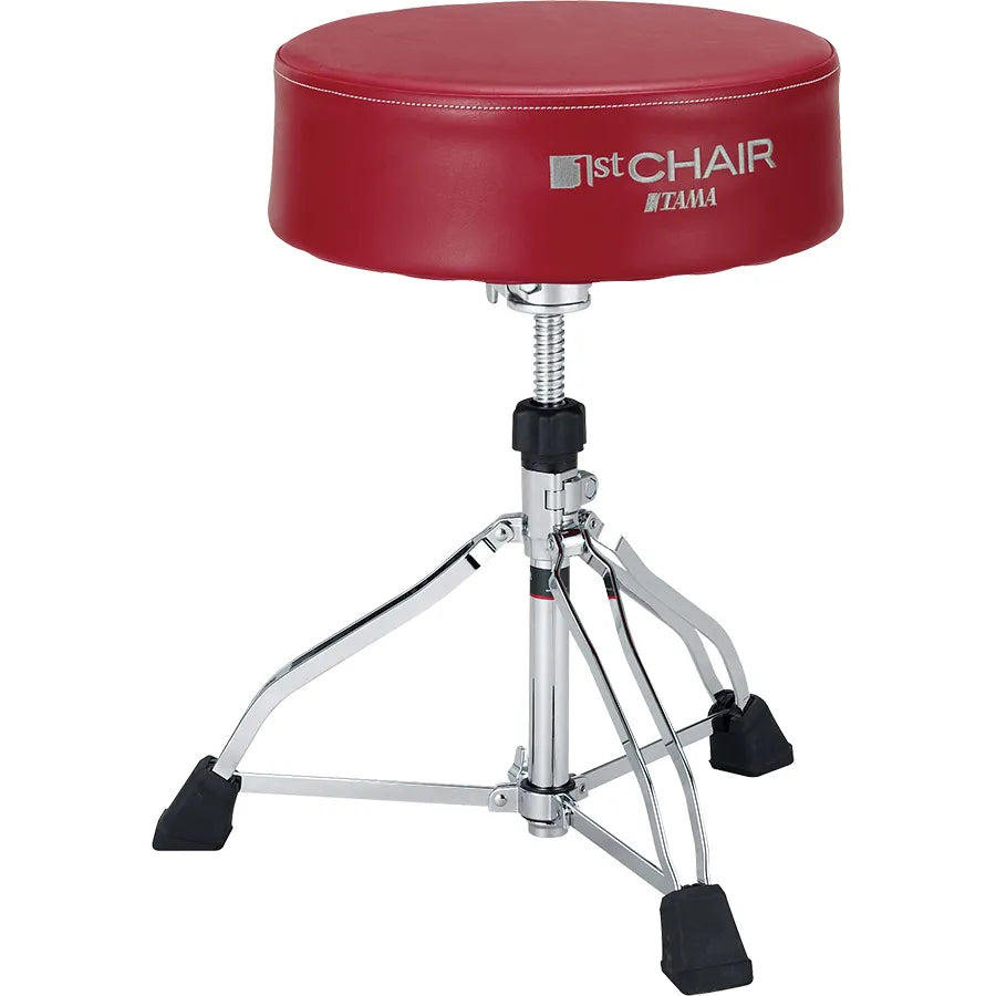 Tama 1st Chair Round Rider XL Throne, Red (HT830R) thrones Tama