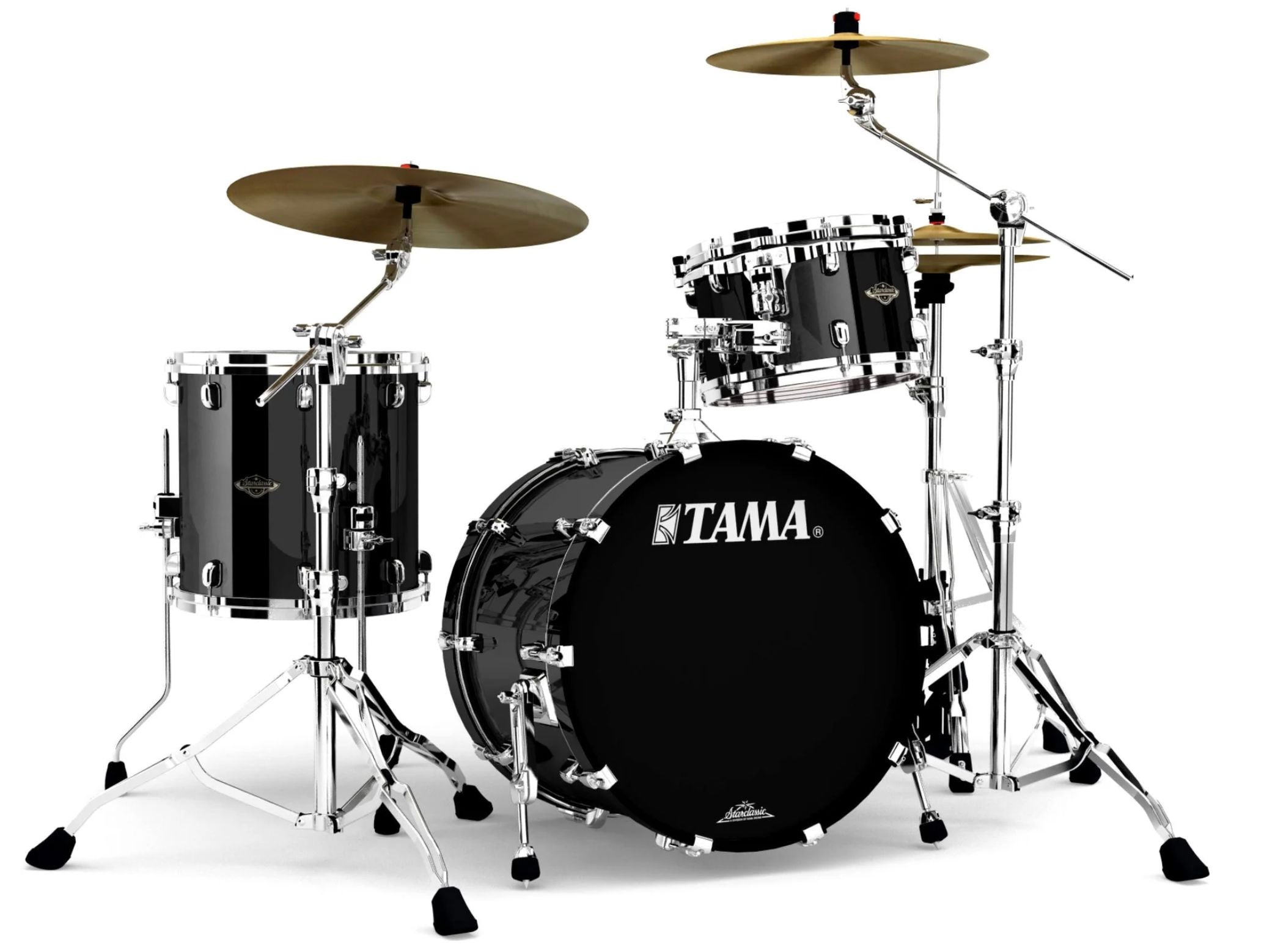 Tama 3 piece Walnut/Birch Shell Pack, Piano Black (WBS30RSPBK) NEW DRUM KIT Tama