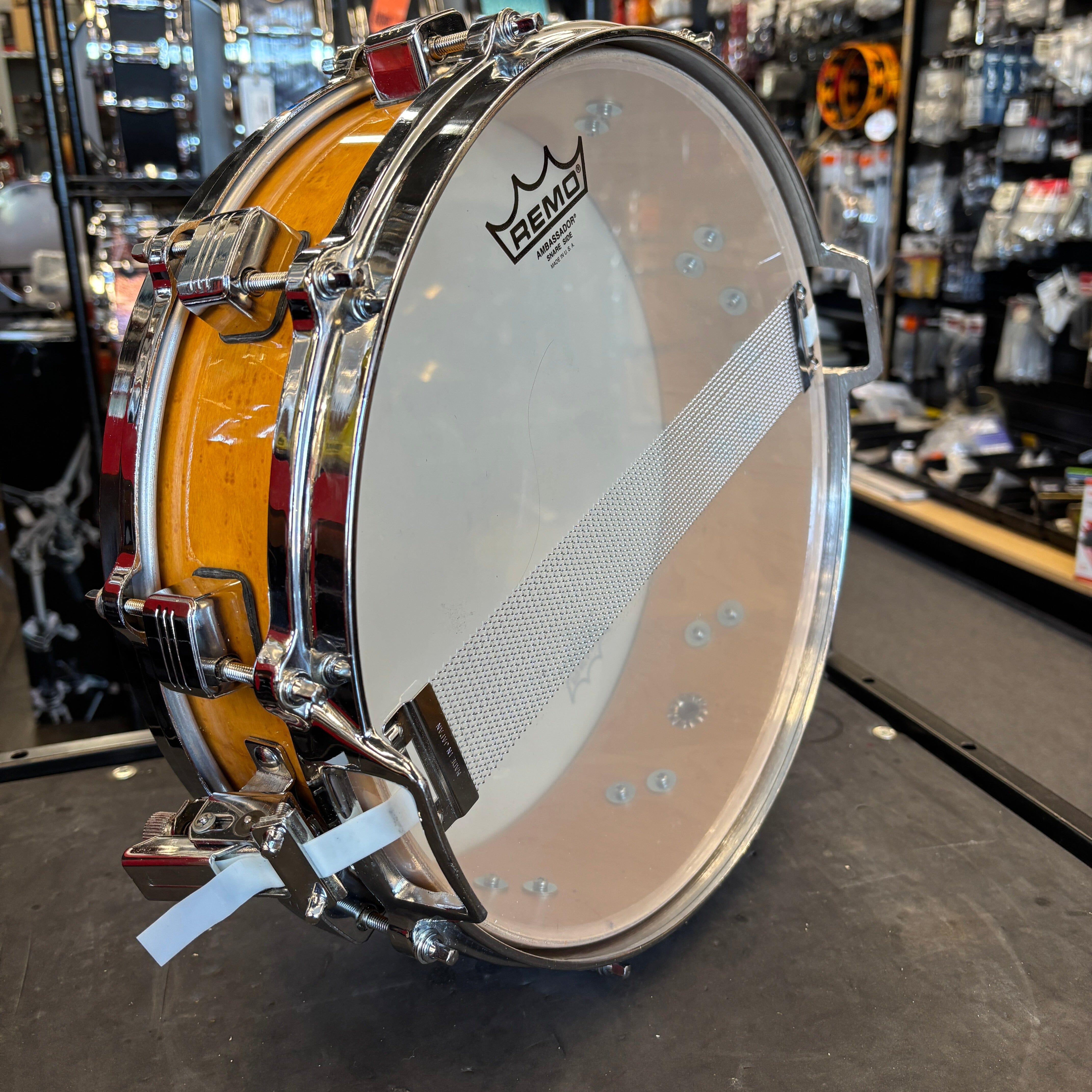 Tama Art Wood 4x14 Birdseye Snare 1990s (AW544BM) CONSIGNMENT DRUM KIT Tama