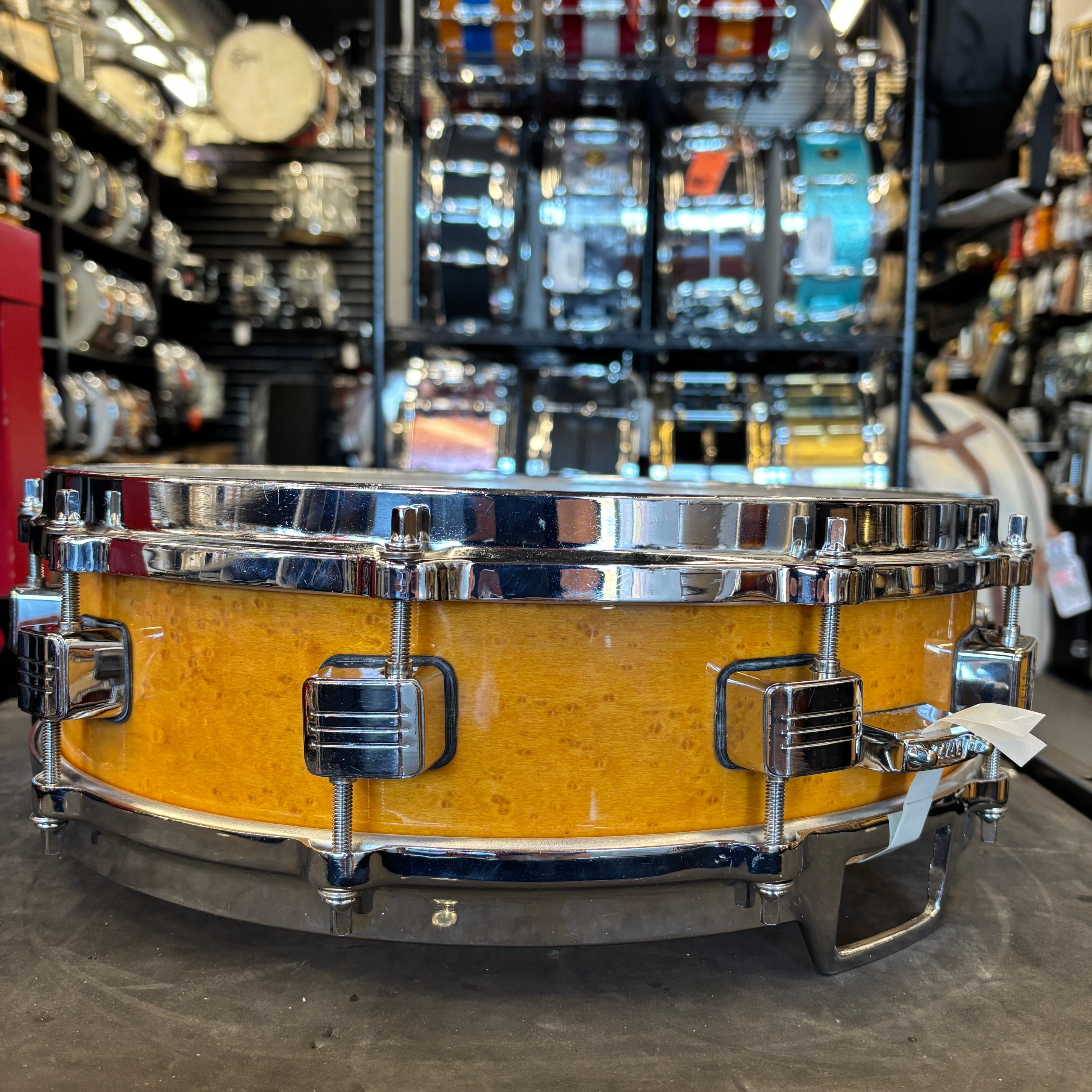 Tama Art Wood 4x14 Birdseye Snare 1990s (AW544BM) CONSIGNMENT DRUM KIT Tama