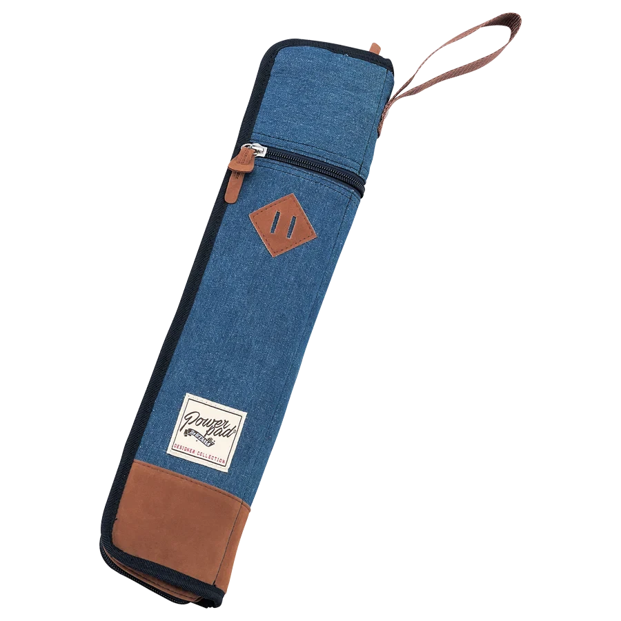 Tama Compact PowerPad Designer Stick Bags, Blue Denim (TSB12DBL) NEW CASES Tama