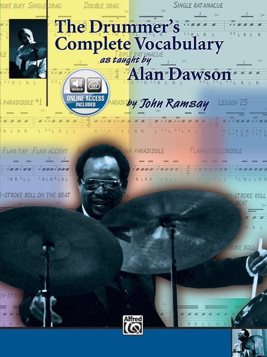 The Drummer's Complete Vocabulary as Taught by Alan Dawson BOOKS VIDEOS DVD MAGAZINE Alfred