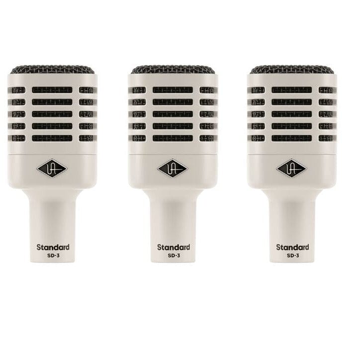 Universal Audio SD-3 Dynamic Microphone with Hemisphere Modeling - 3-Pack (MIC-UASD-3X) microphones universal audio 