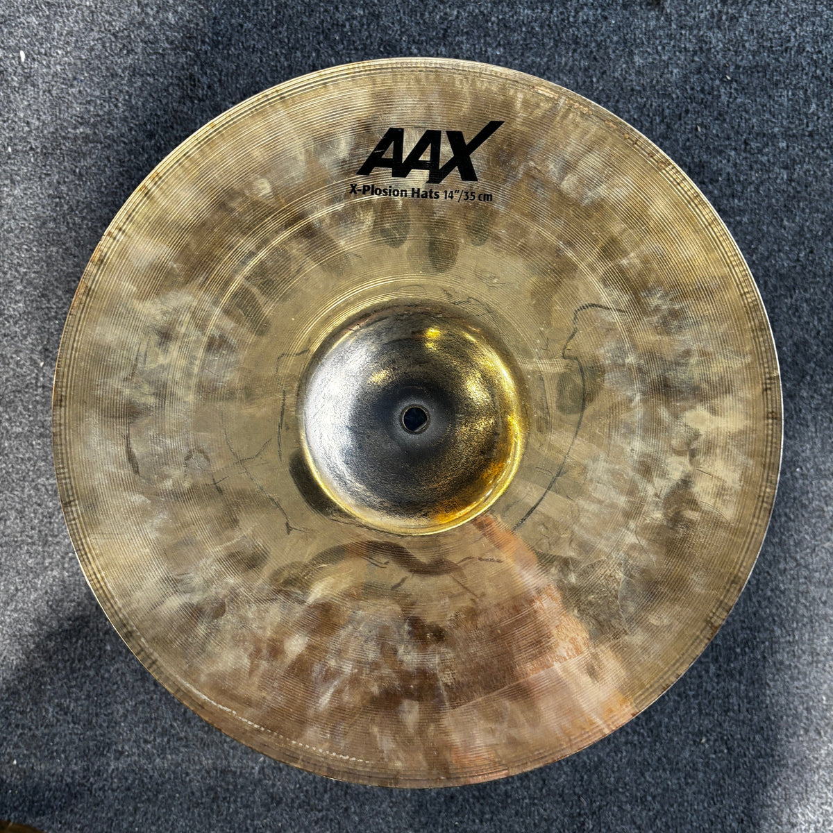 Used Sabian 14″ AAX X-Plosion Hi-Hats Pair USED SABIAN CYMBAL SABIAN
