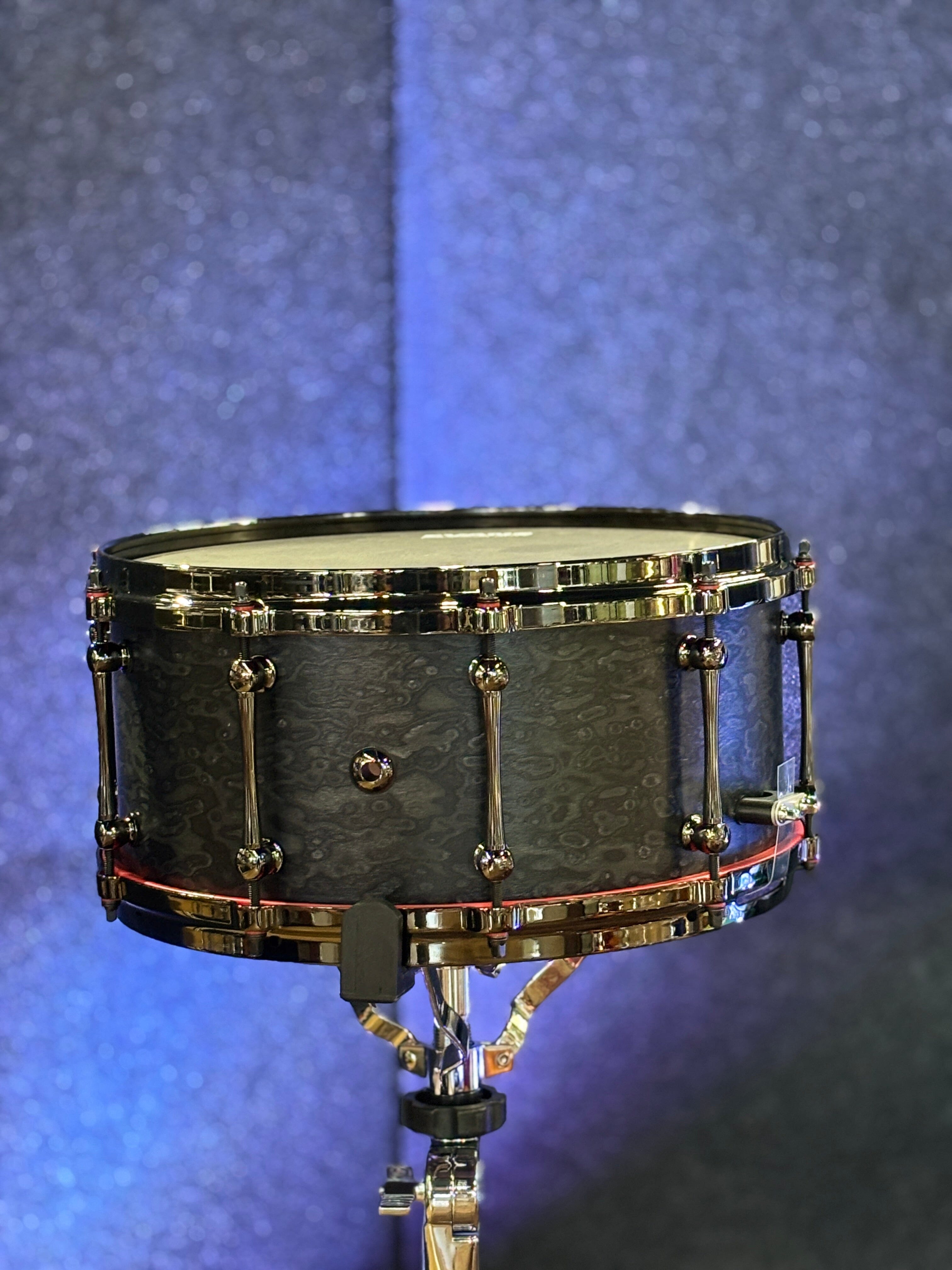 Varus Black Birdseye 6.5 x 14 Snare NEW SNARE DRUMS Varus