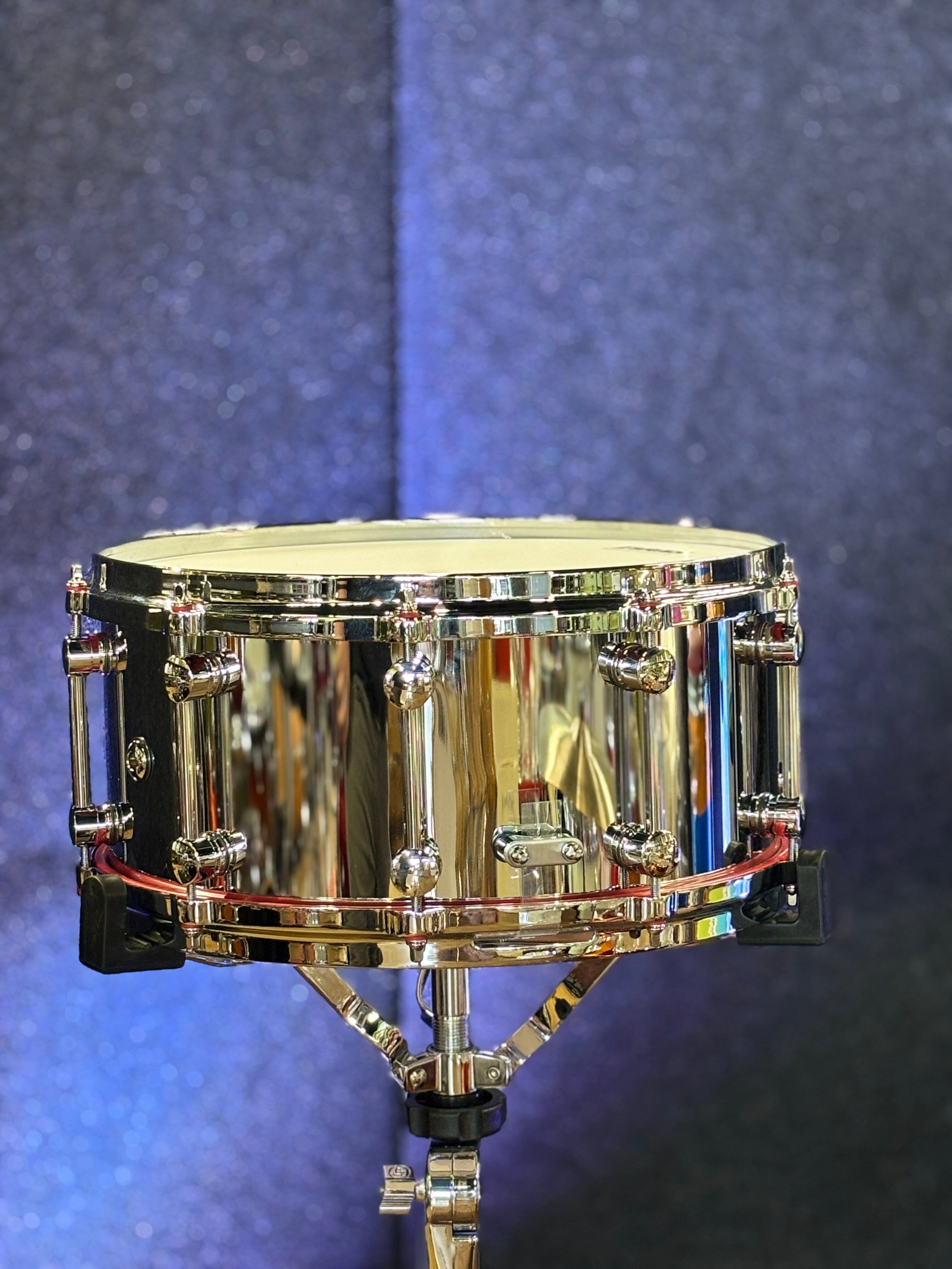 Varus Chrome Mirror Steel Snare 14x6.5 NEW SNARE DRUMS Varus