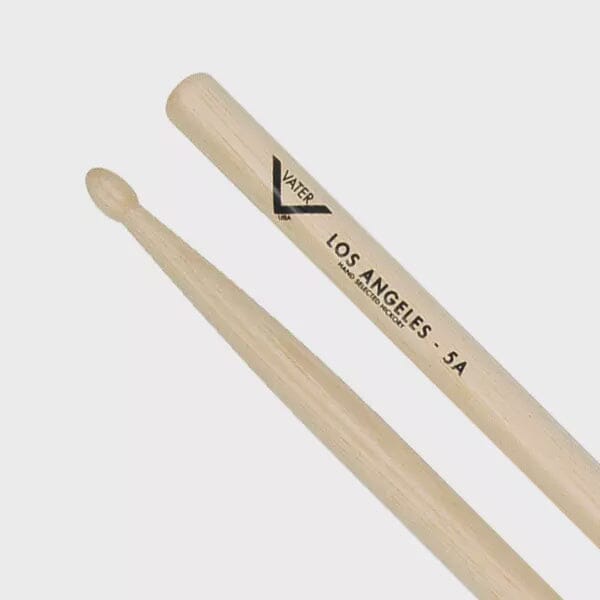 Vater Los Angeles 5A Wood Tip Hickory Drum Sticks, 3 Pair (VS3P5AW) NOS DRUM STICKS vater