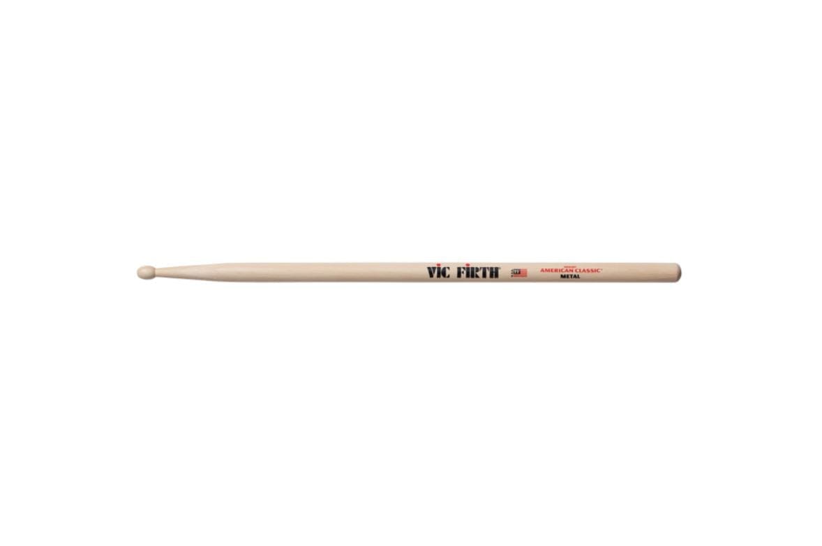 VIC FIRTH American Classic Metal Drum Sticks, Wood Tip (CM) DRUM STICKS Vic Firth
