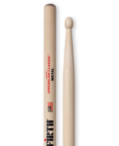 VIC FIRTH American Classic Metal Drum Sticks, Wood Tip (CM) DRUM STICKS Vic Firth