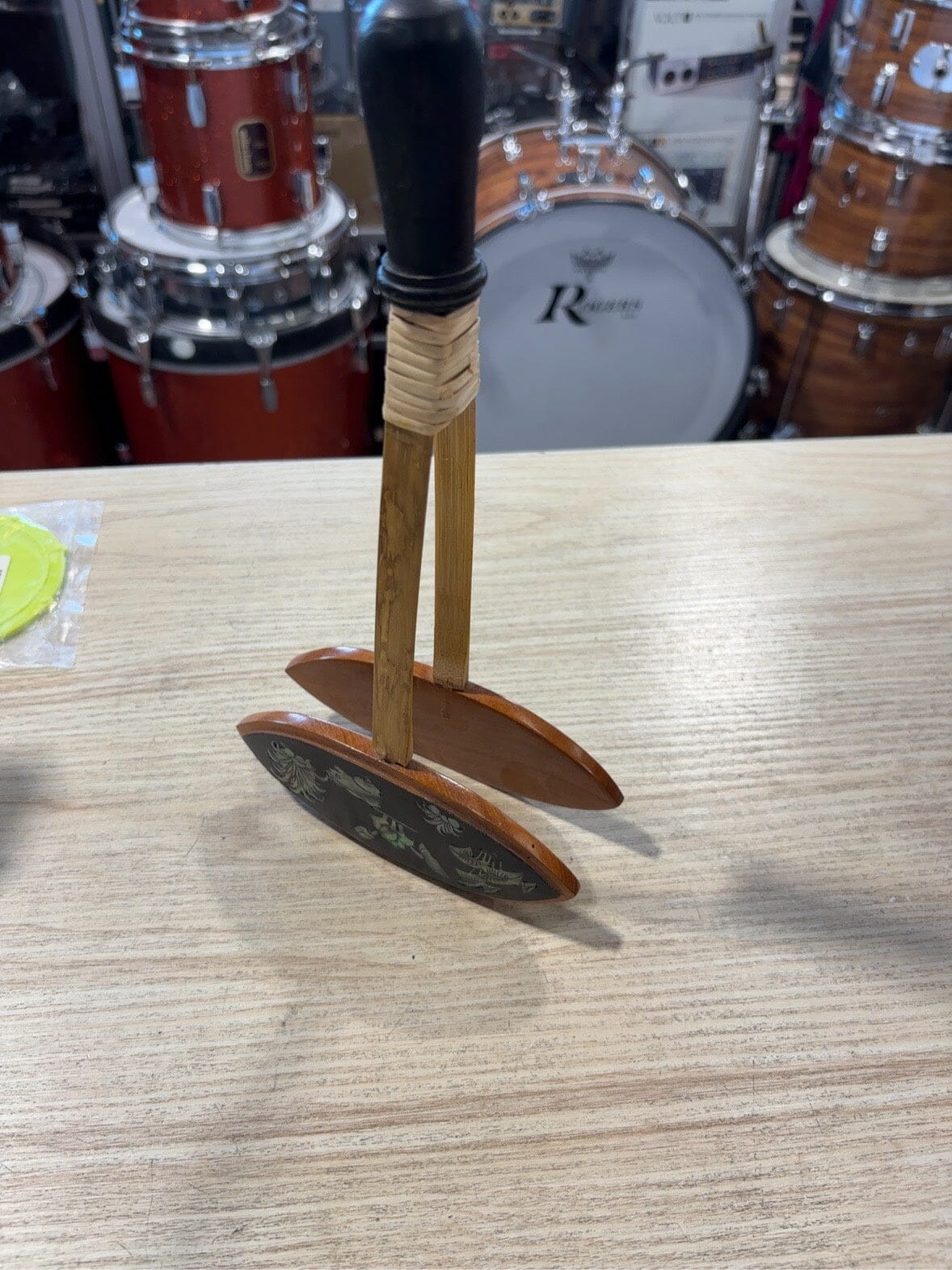 Vietnamese wooden clapper, song loan (or song lang) CONSIGNMENT PERCUSSION Not specified