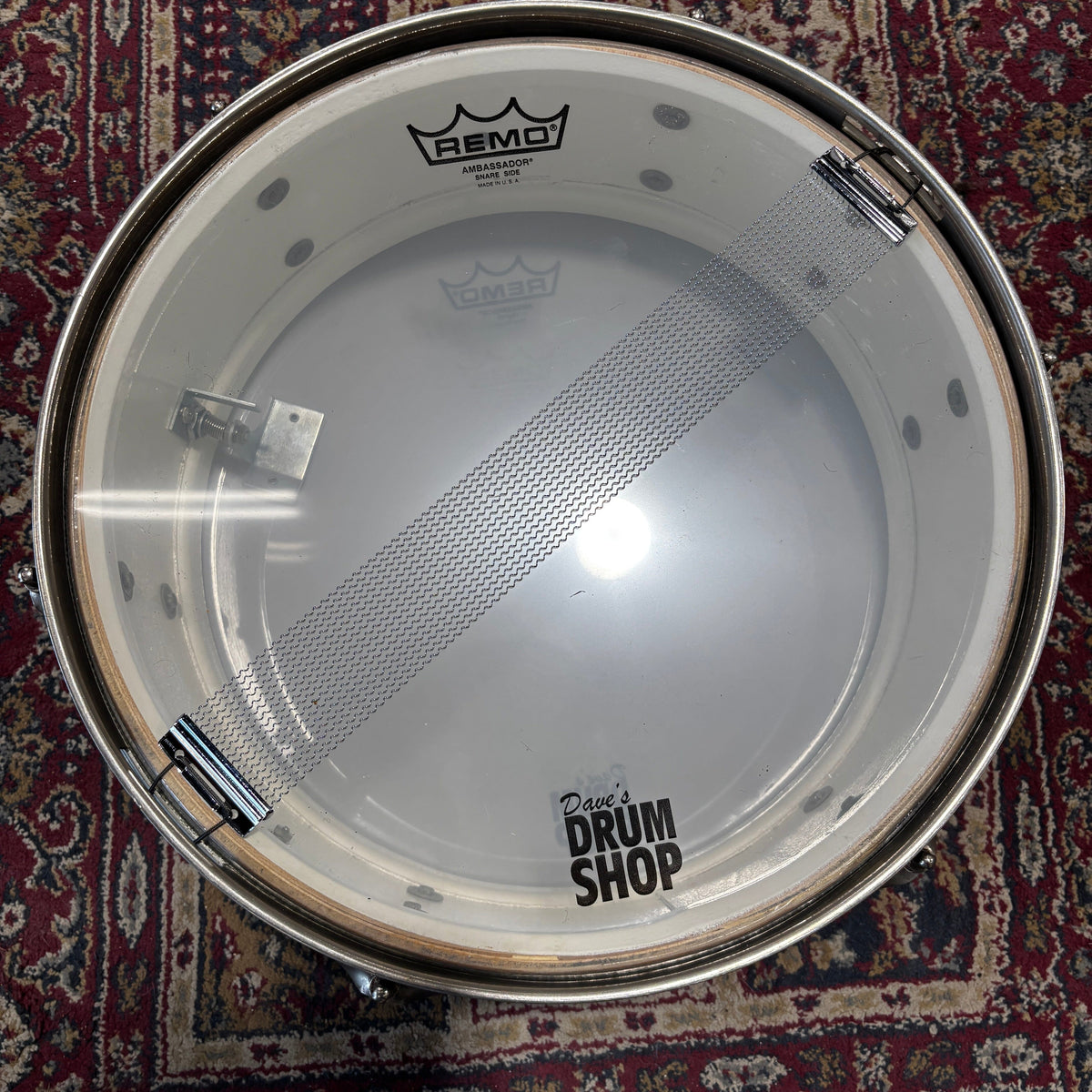 Vintage 1965 Ludwig Pioneer 5" x 14" Snare Drum – Silver Sparkle USED SNARE DRUMS LUDWIG
