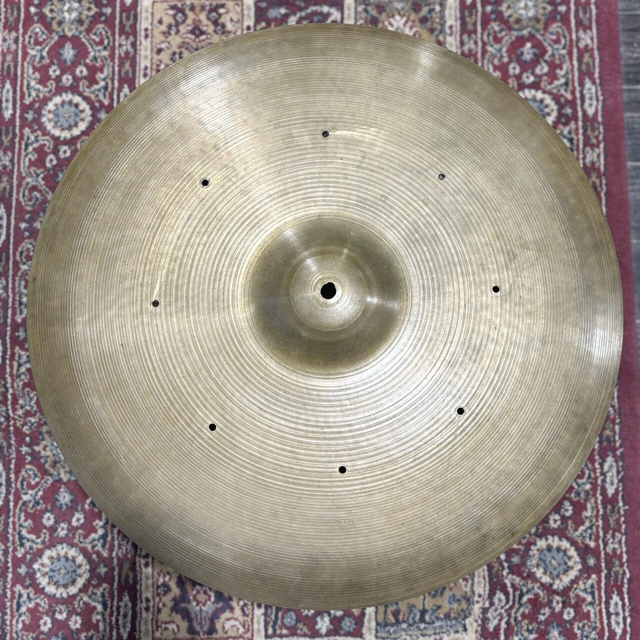 Vintage 20" Avedis Zildjian 1950's Ride – 2194g – Made in USA USED ZILDJIAN CYMBALS Zildjian