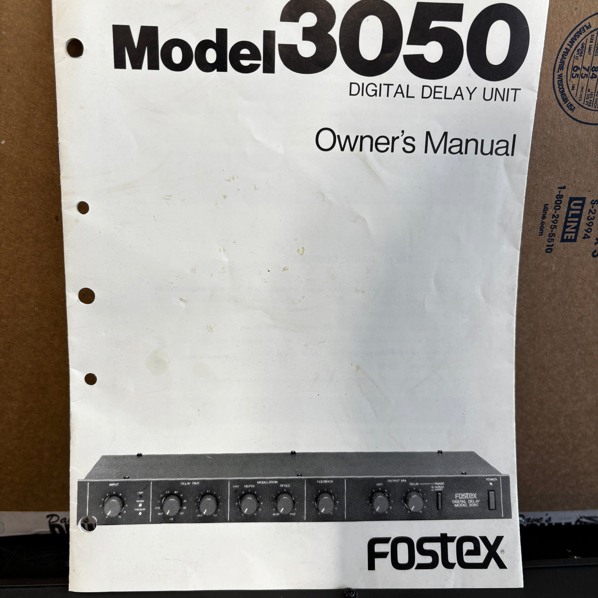 Vintage Fostex 3050 Digital Delay – 1980s Rackmount Effects Processor CONSIGNMENT OTHER FOSTEX