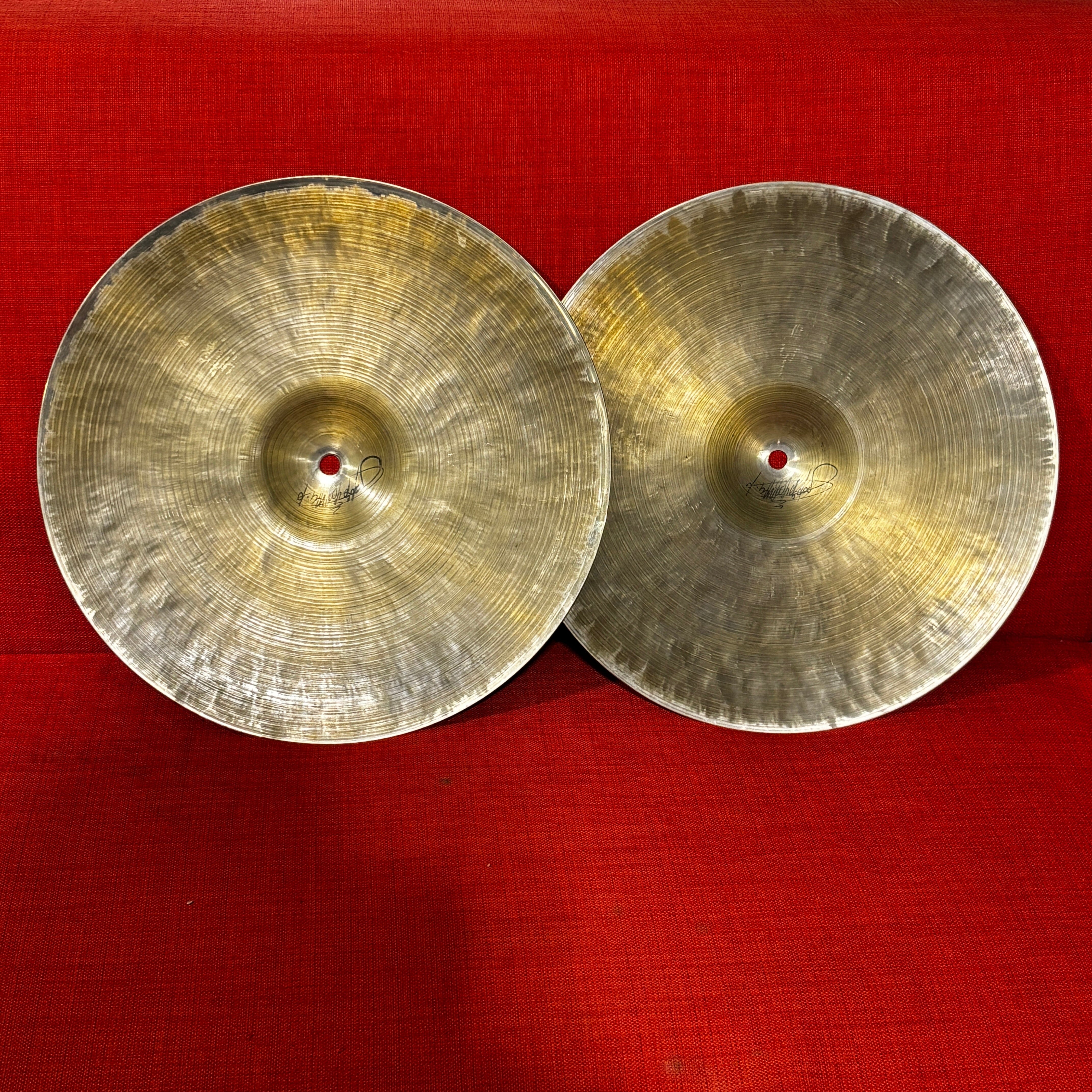 Vintage K. Zildjian Istanbul 14" Hi-Hats Old Stamp IVb, circa 1959 761/831gr CONSIGNMENT CYMBALS K Zildjian