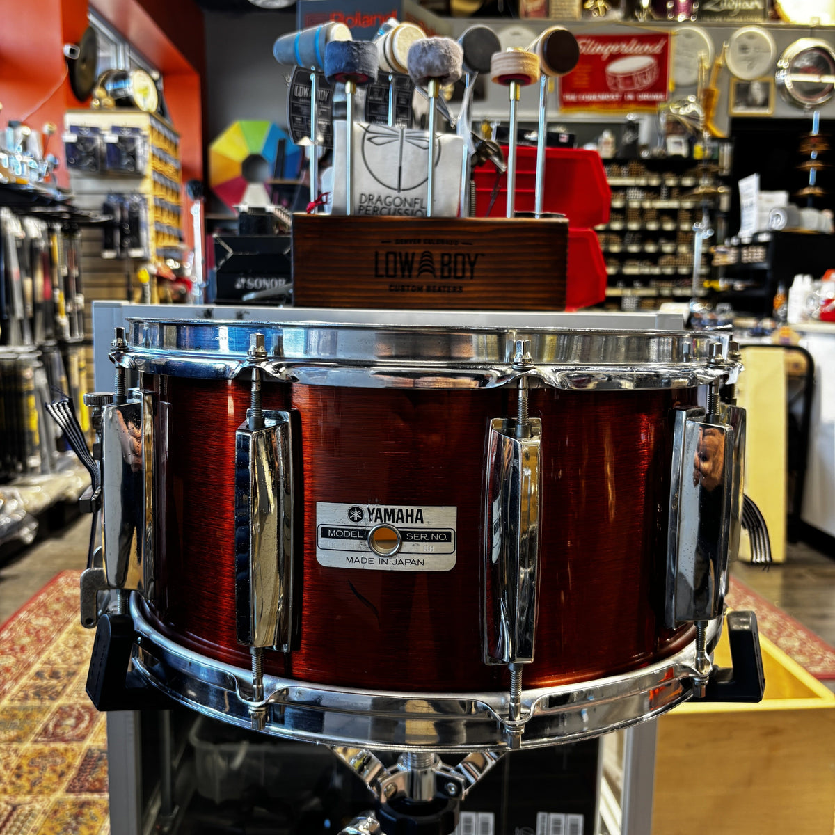 Vintage Yamaha SD-970A 7x14 Birch Snare Drum – Made in Japan CONSIGNMENT DRUM KIT Yamaha