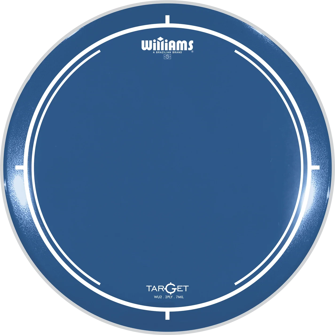 Williams 12" Double Ply Blue Oil TargetWilliams 12" Double Ply Blue Oil Target Series Drum Head, 7-MIL (WU2-7MIL-12) Series, 7-MIL (WU2-7MIL-12) DRUM SKINS Williams Drumheads